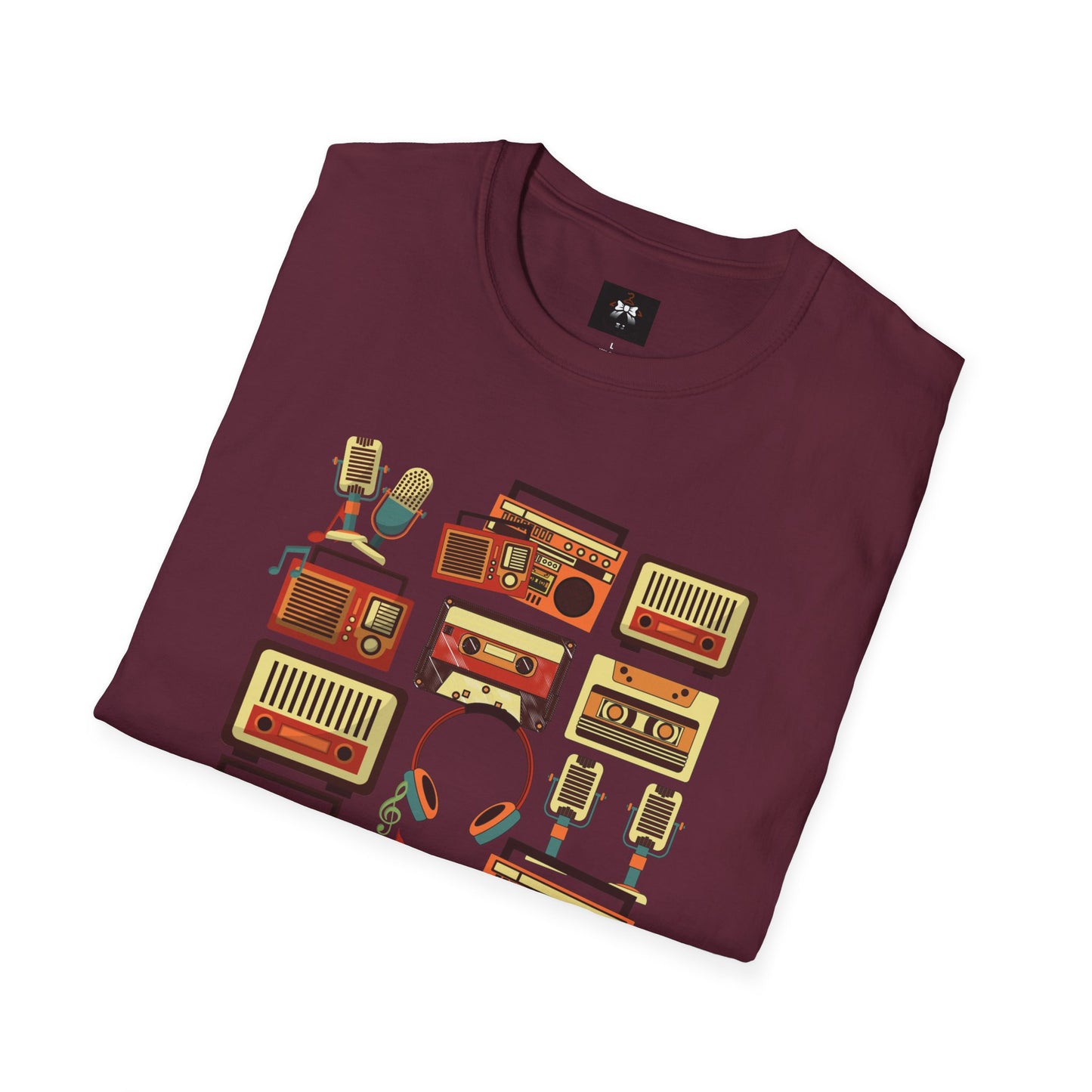 Retro Music Vibes Unisex Softstyle T-Shirt - 1992 Design