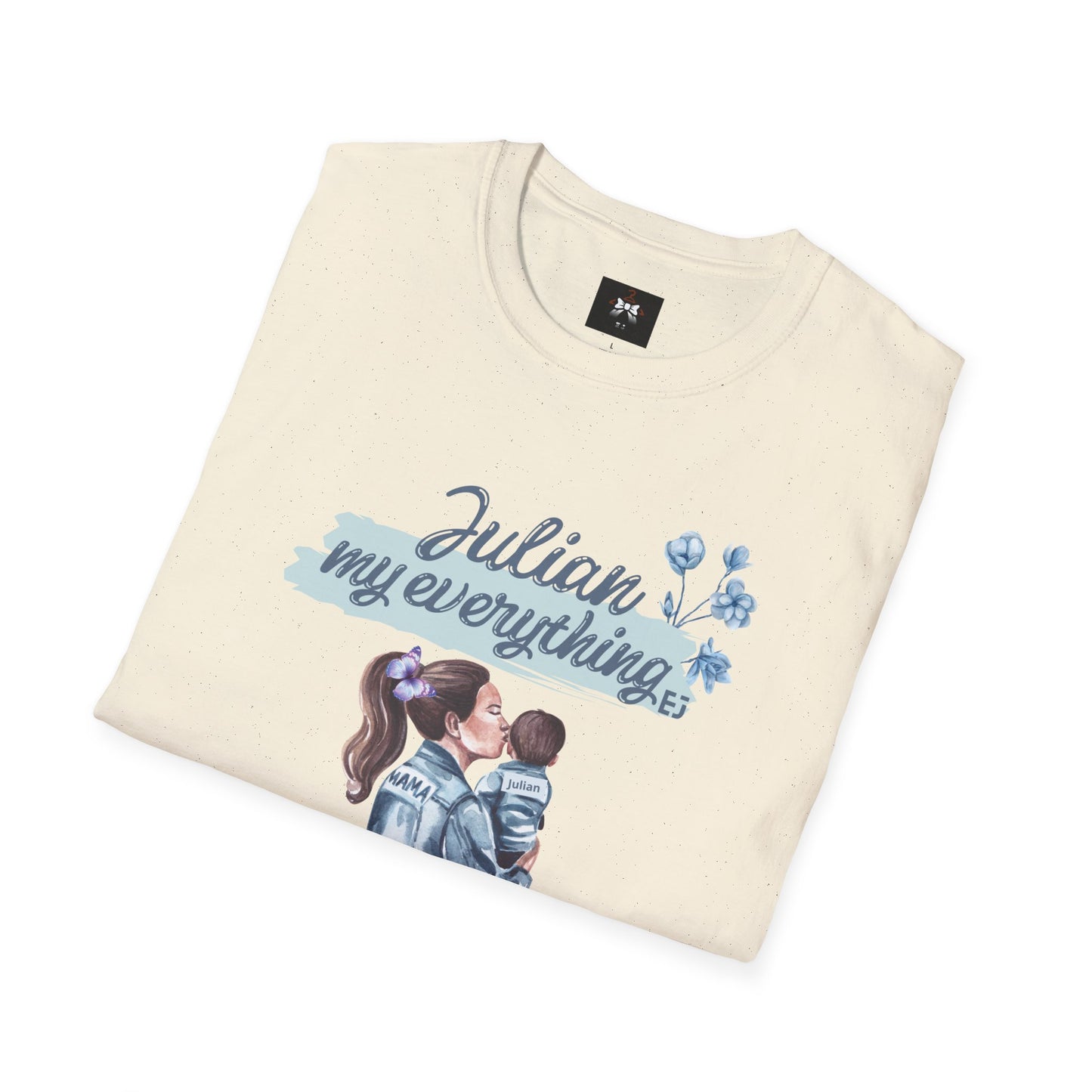 Softstyle T-Shirt - your child name custom “My Everything" - Perfect for Moms