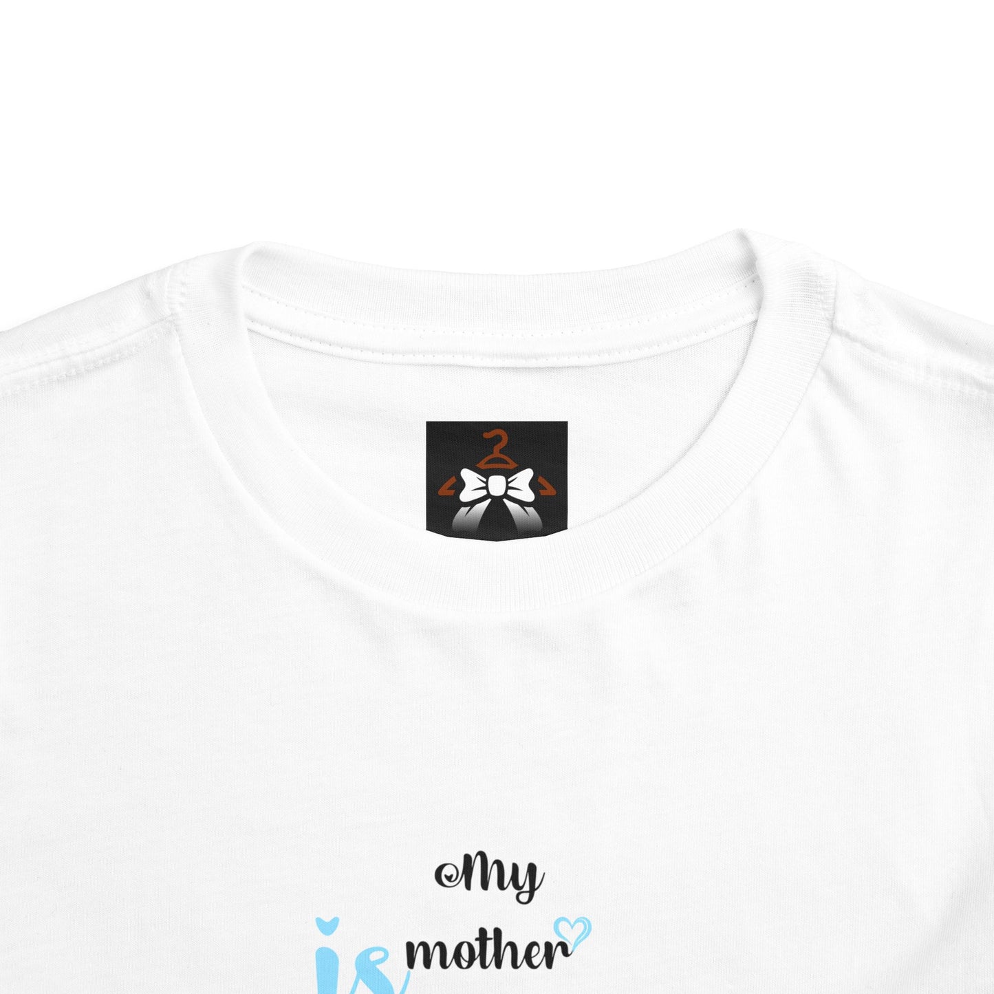 Toddler Short Sleeve Tee - "My Mother is My Paradise" Design - Perfect Gift for Mother's Day.