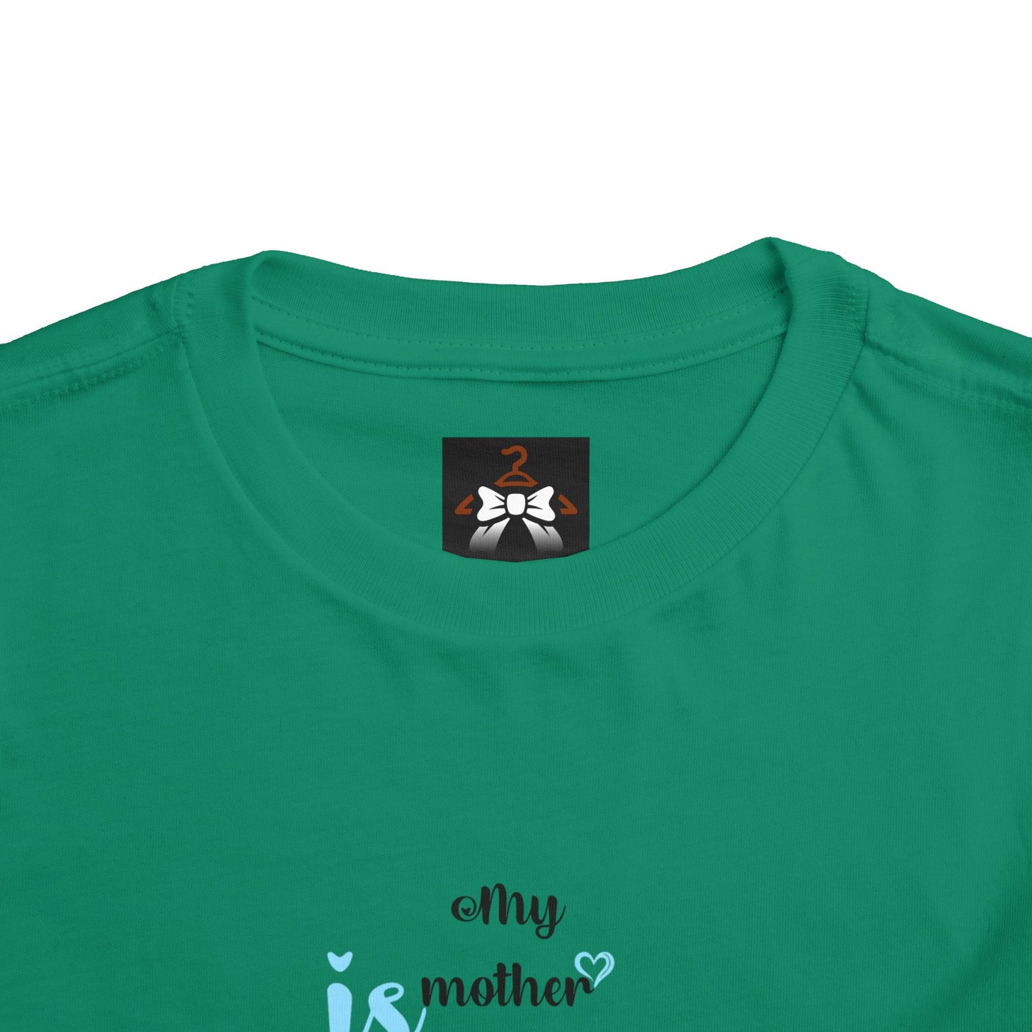 Toddler Short Sleeve Tee - "My Mother is My Paradise" Design - Perfect Gift for Mother's Day.