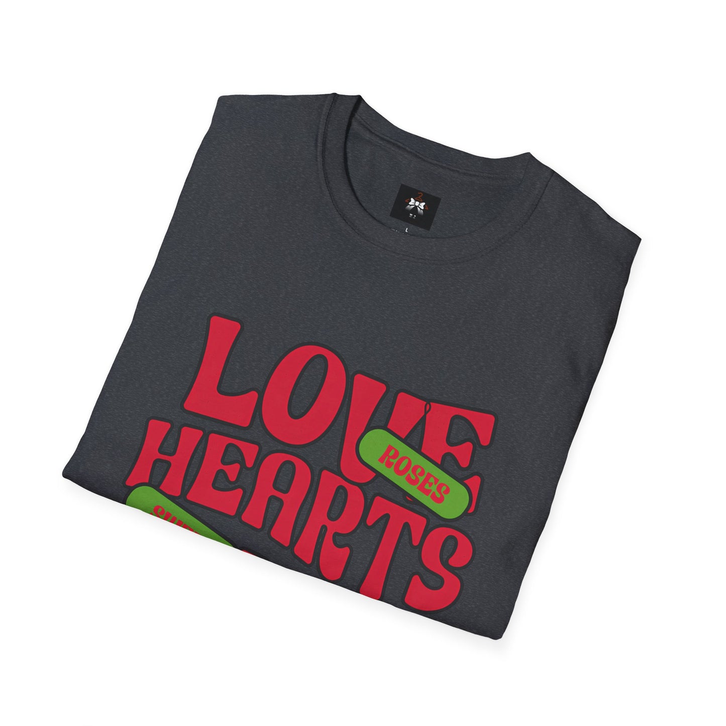 Love Hearts Unisex T-Shirt - Sweet & Playful Design