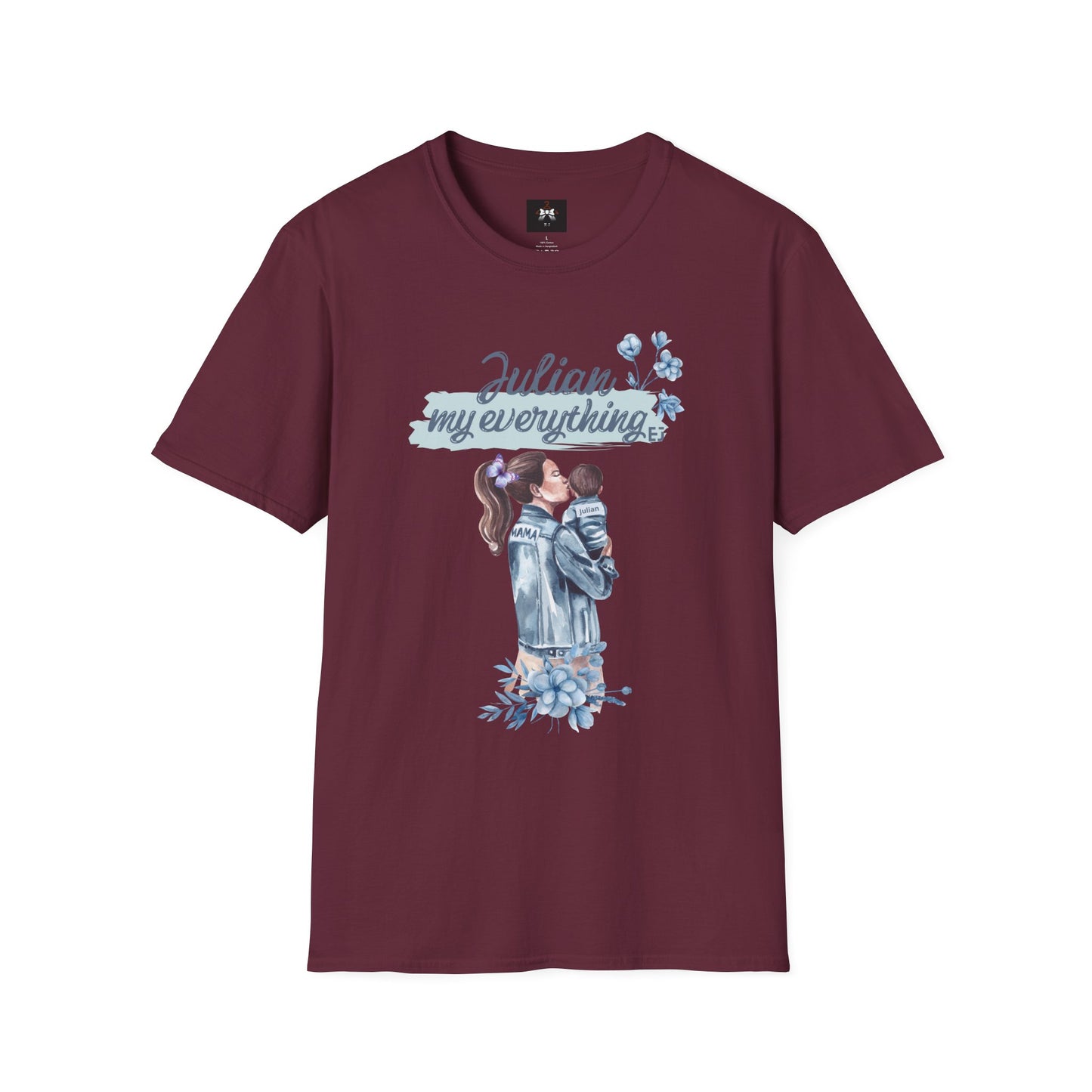 Softstyle T-Shirt - your child name custom “My Everything" - Perfect for Moms