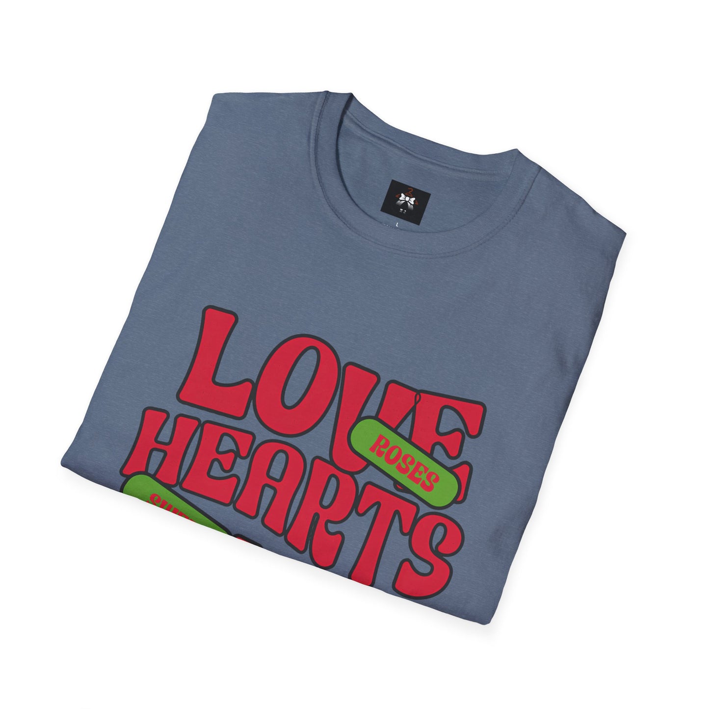 Love Hearts Unisex T-Shirt - Sweet & Playful Design