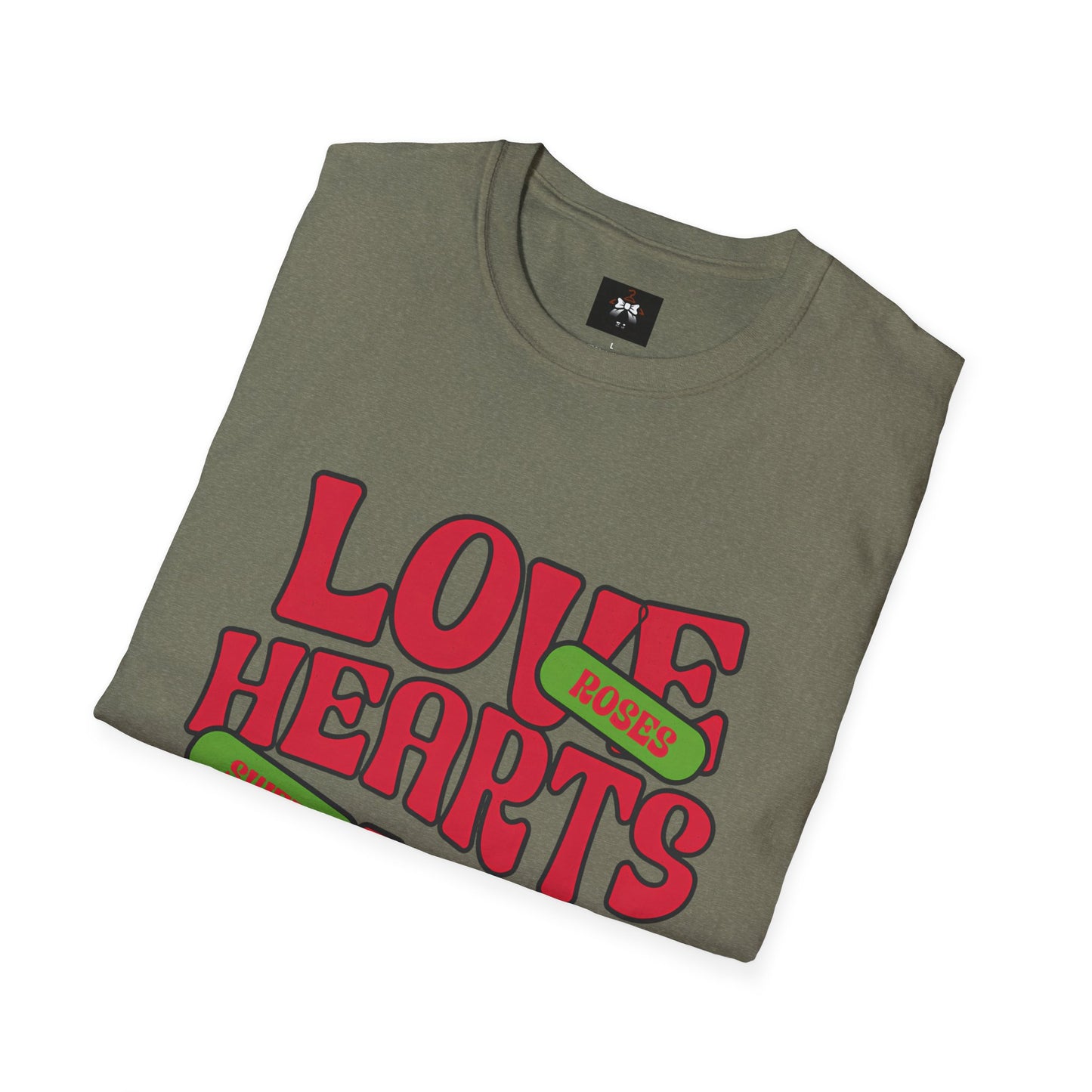 Love Hearts Unisex T-Shirt - Sweet & Playful Design
