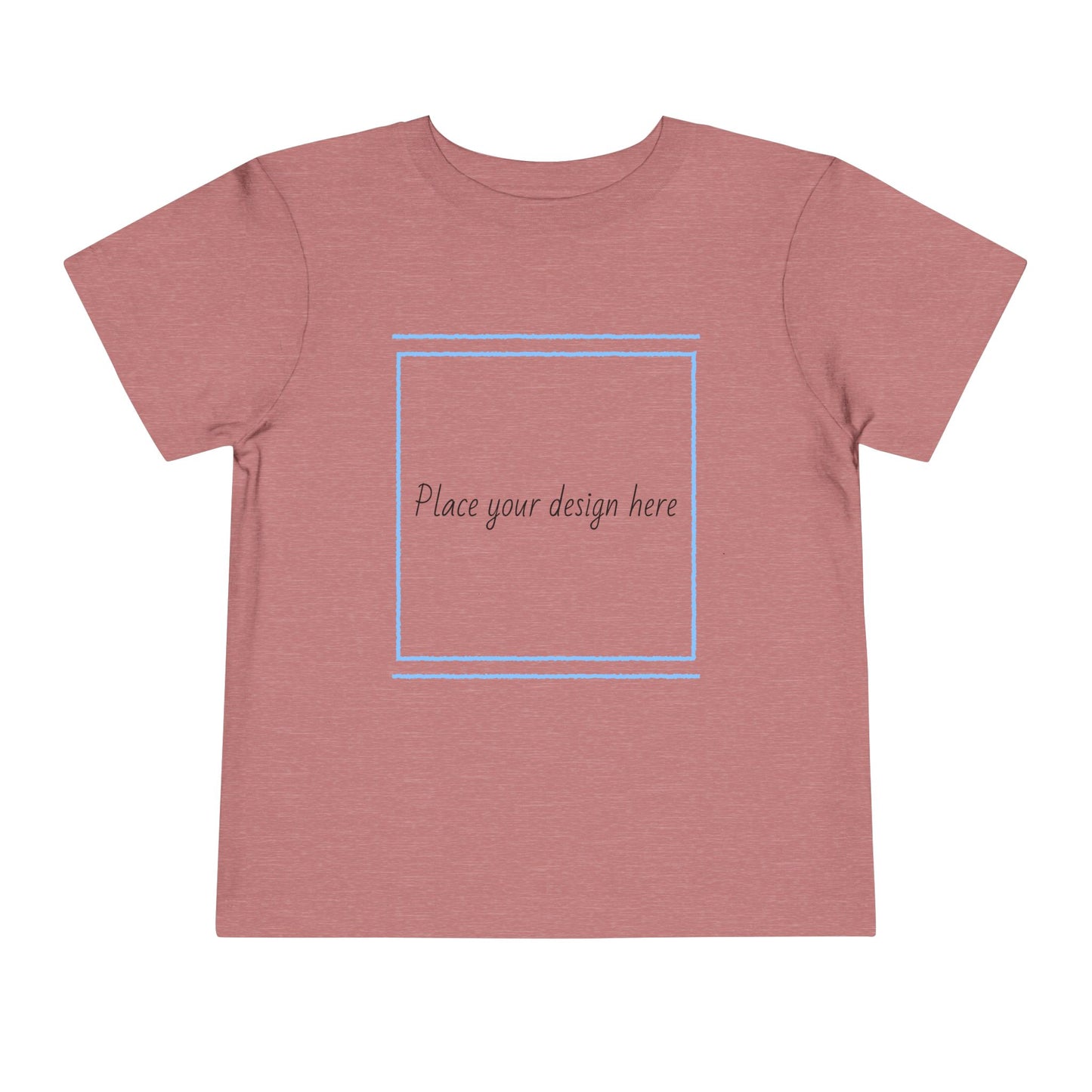 Customizable Toddler Short Sleeve Tee - Perfect for Playtime and Celebrations