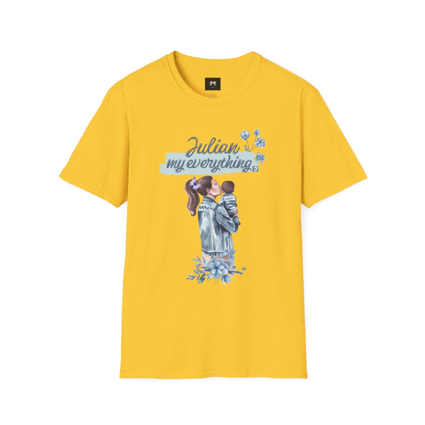 Softstyle T-Shirt - your child name custom “My Everything" - Perfect for Moms