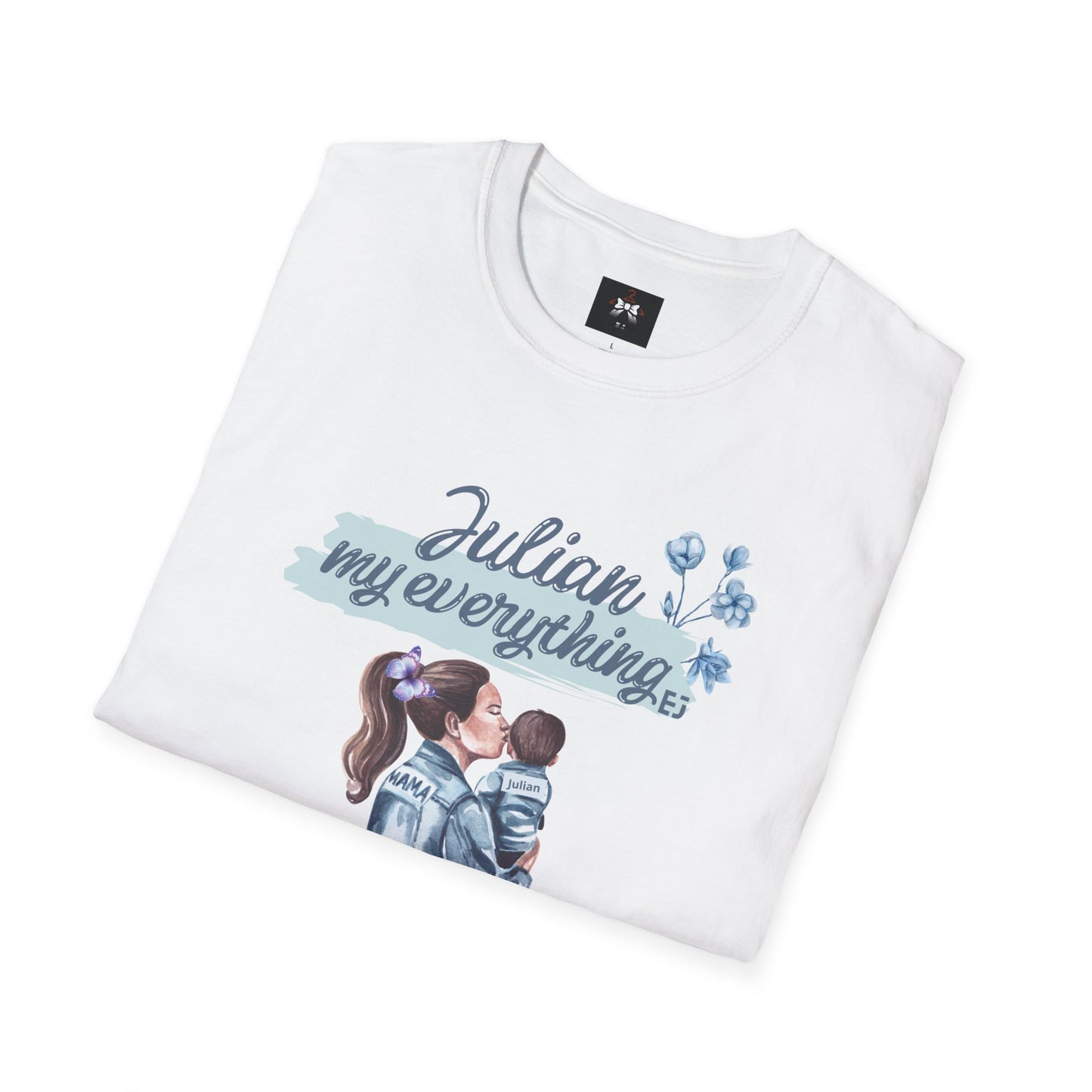 Softstyle T-Shirt - your child name custom “My Everything" - Perfect for Moms