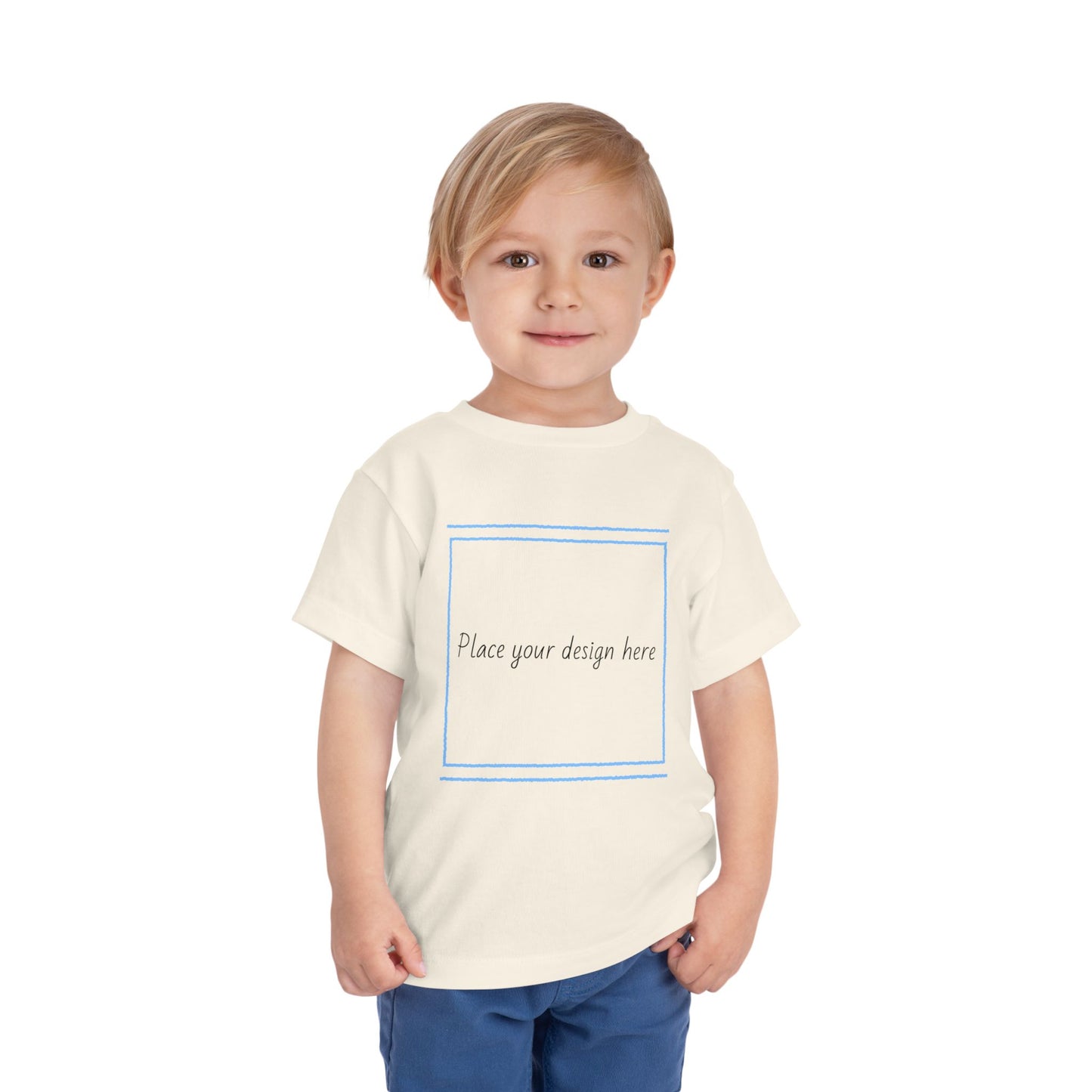 Customizable Toddler Short Sleeve Tee - Perfect for Playtime and Celebrations