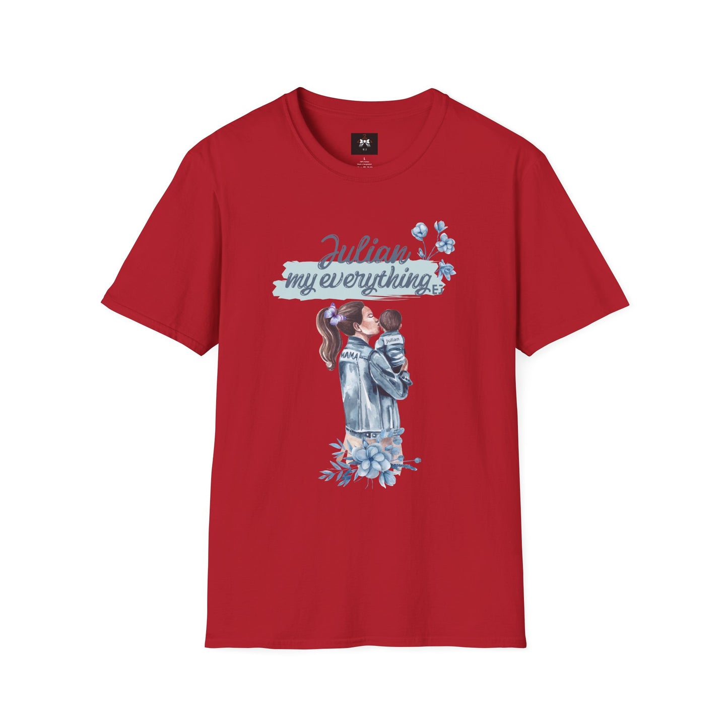Softstyle T-Shirt - your child name custom “My Everything" - Perfect for Moms