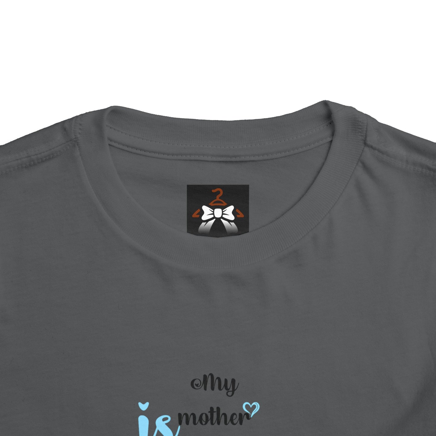 Toddler Short Sleeve Tee - "My Mother is My Paradise" Design - Perfect Gift for Mother's Day.