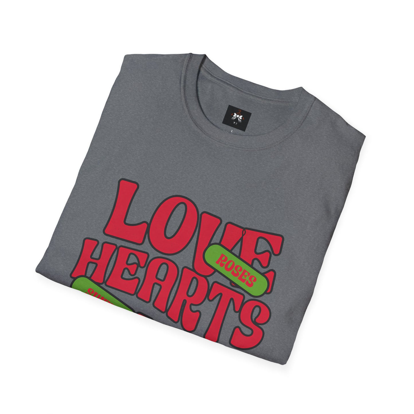 Love Hearts Unisex T-Shirt - Sweet & Playful Design
