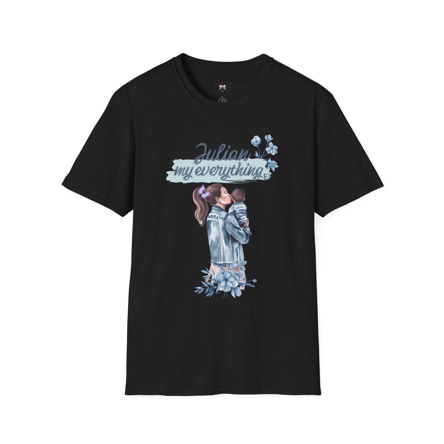 Softstyle T-Shirt - your child name custom “My Everything" - Perfect for Moms