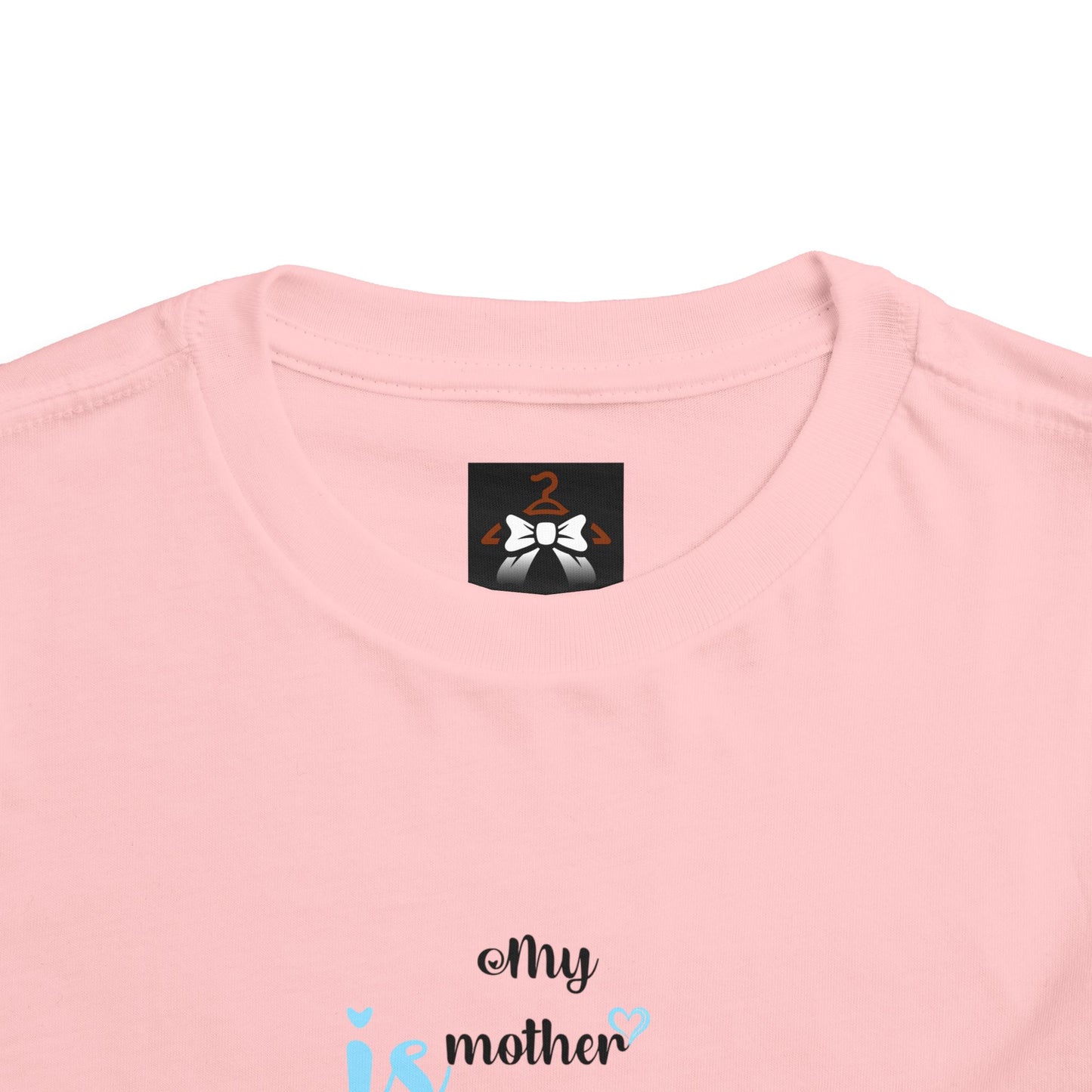 Toddler Short Sleeve Tee - "My Mother is My Paradise" Design - Perfect Gift for Mother's Day.