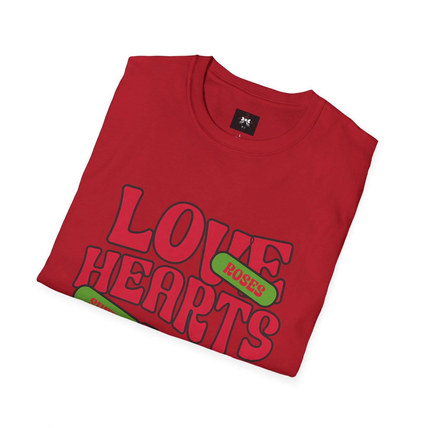 Love Hearts Unisex T-Shirt - Sweet & Playful Design