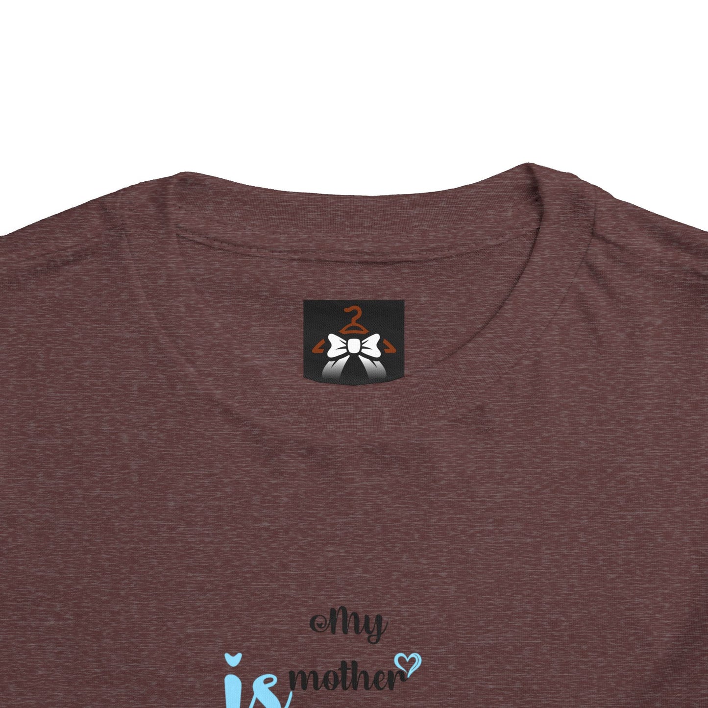 Toddler Short Sleeve Tee - "My Mother is My Paradise" Design - Perfect Gift for Mother's Day.
