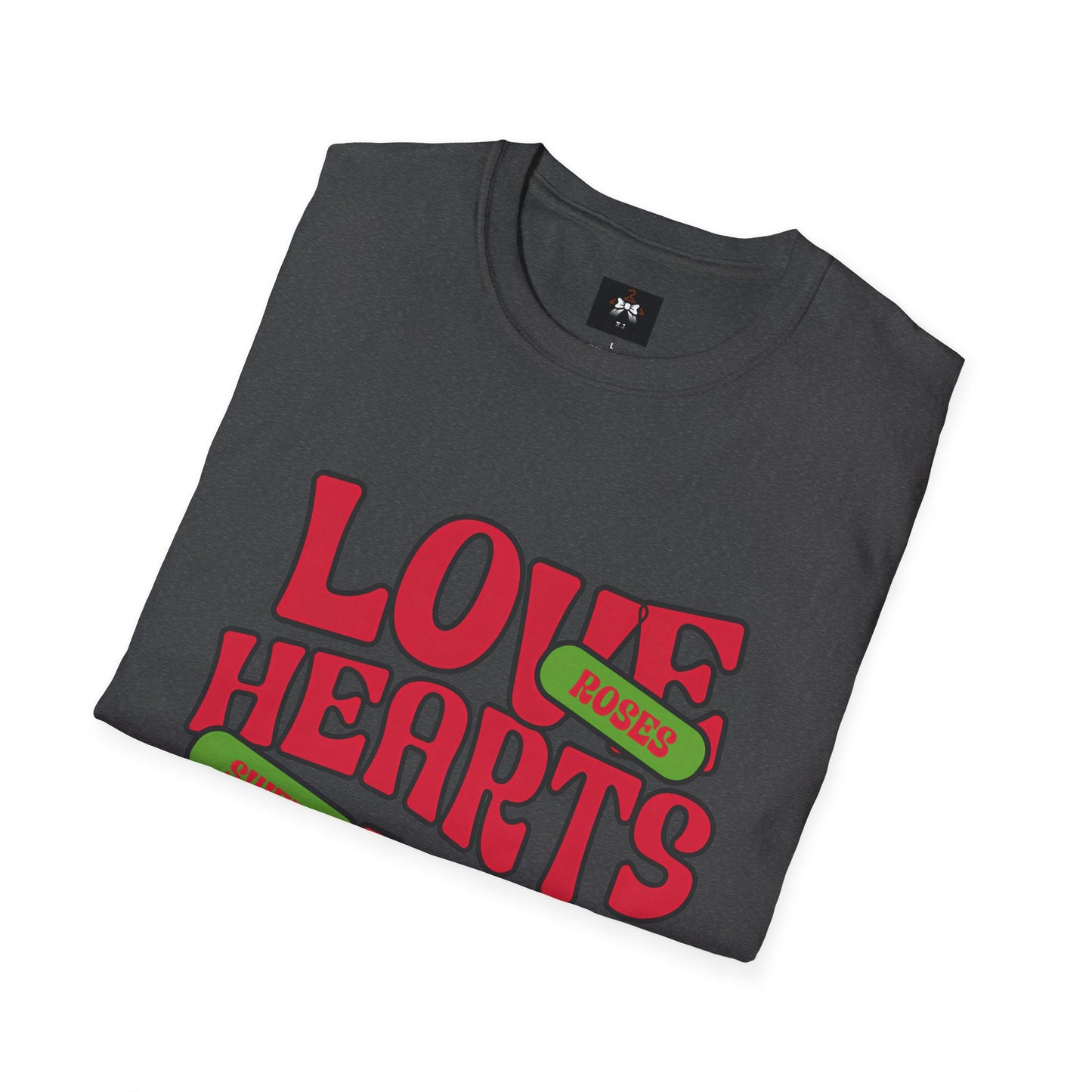 Love Hearts Unisex T-Shirt - Sweet & Playful Design