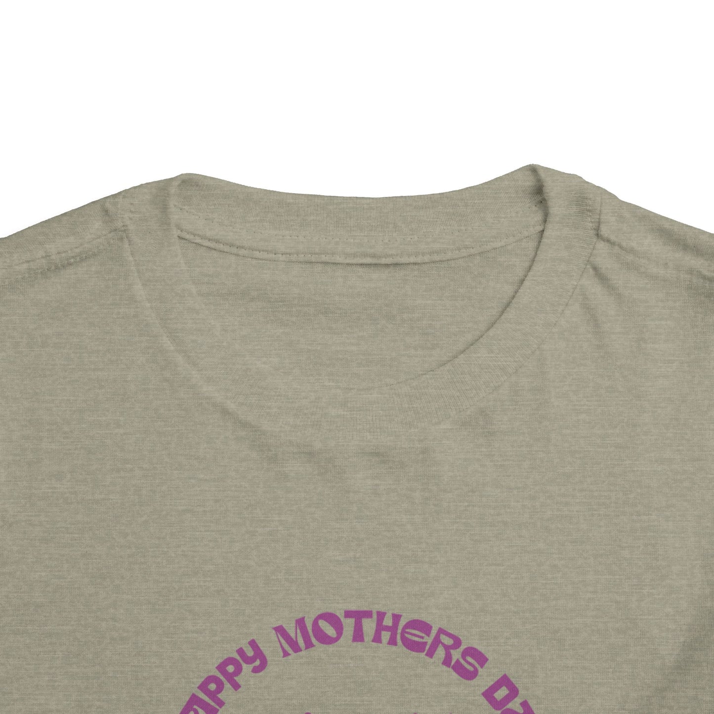 Cute Toddler Tee - "Happy Mother's Day" Floral Design.