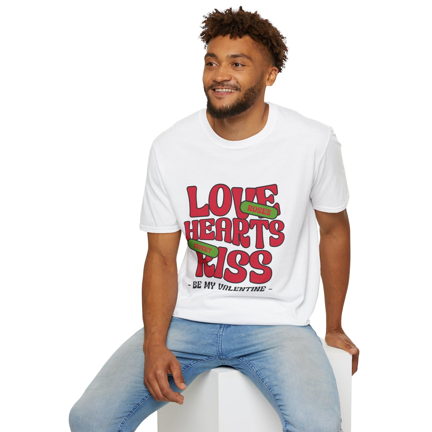Love Hearts Unisex T-Shirt - Sweet & Playful Design
