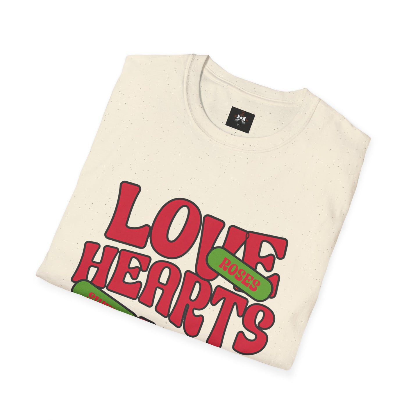 Love Hearts Unisex T-Shirt - Sweet & Playful Design
