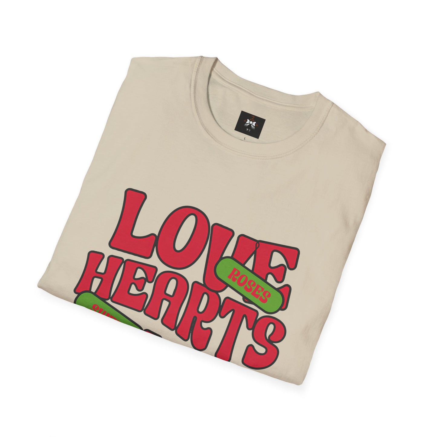 Love Hearts Unisex T-Shirt - Sweet & Playful Design