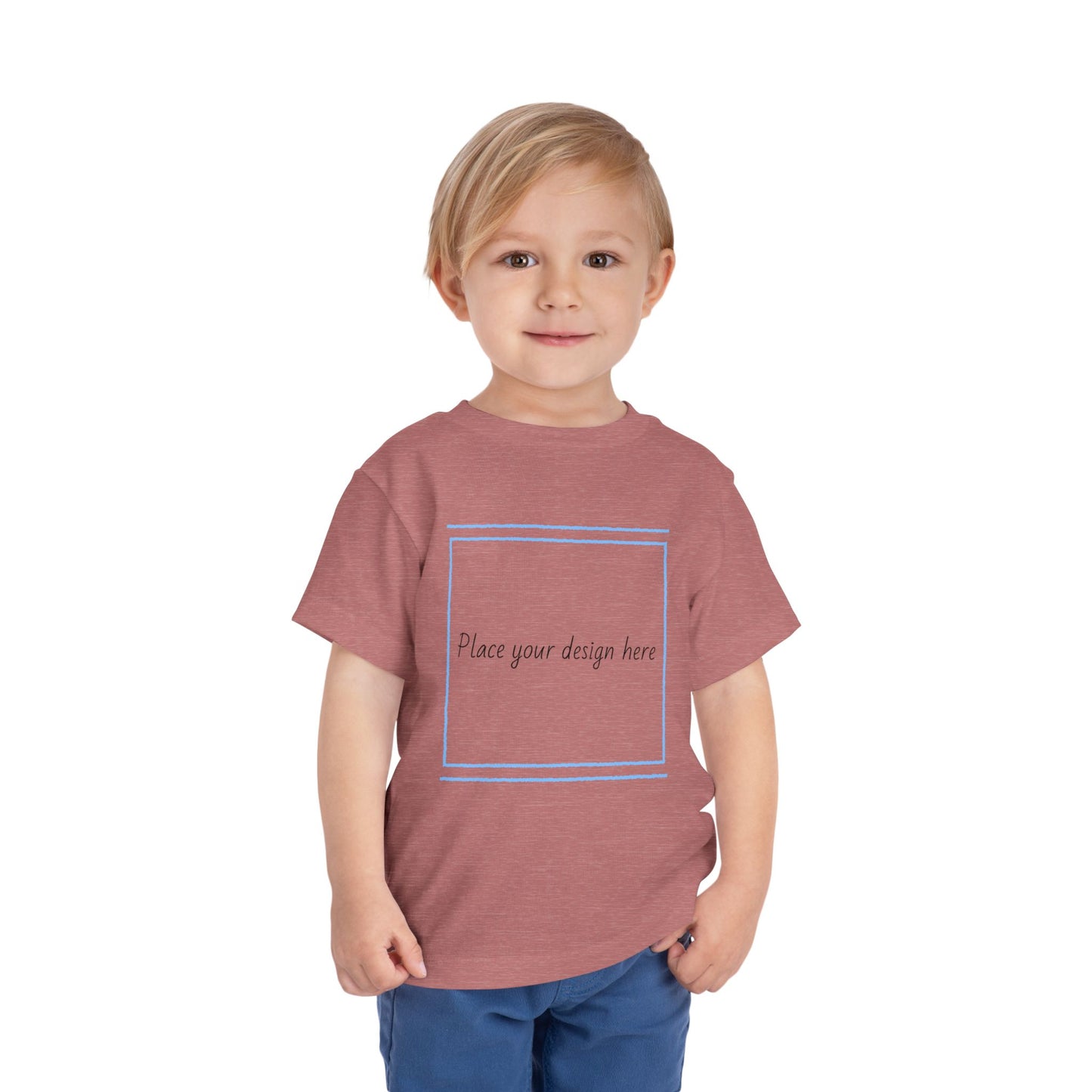 Customizable Toddler Short Sleeve Tee - Perfect for Playtime and Celebrations