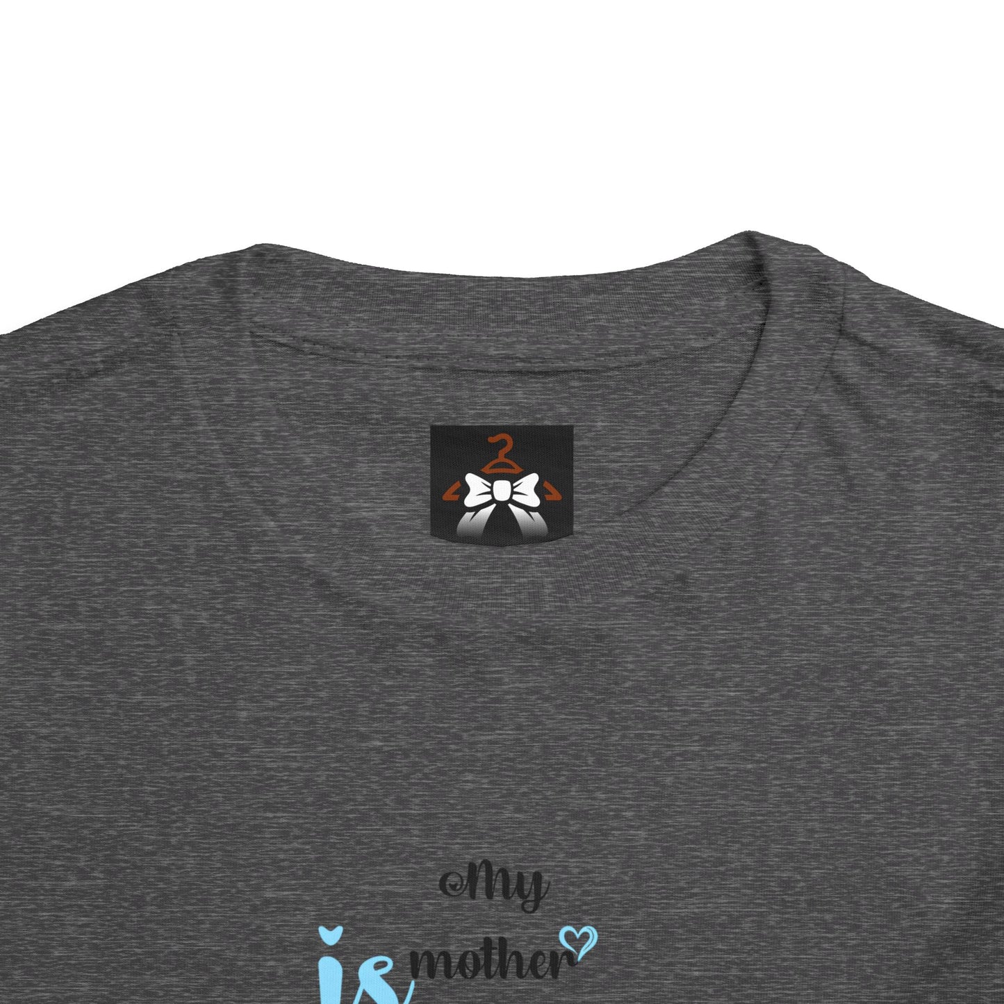 Toddler Short Sleeve Tee - "My Mother is My Paradise" Design - Perfect Gift for Mother's Day.