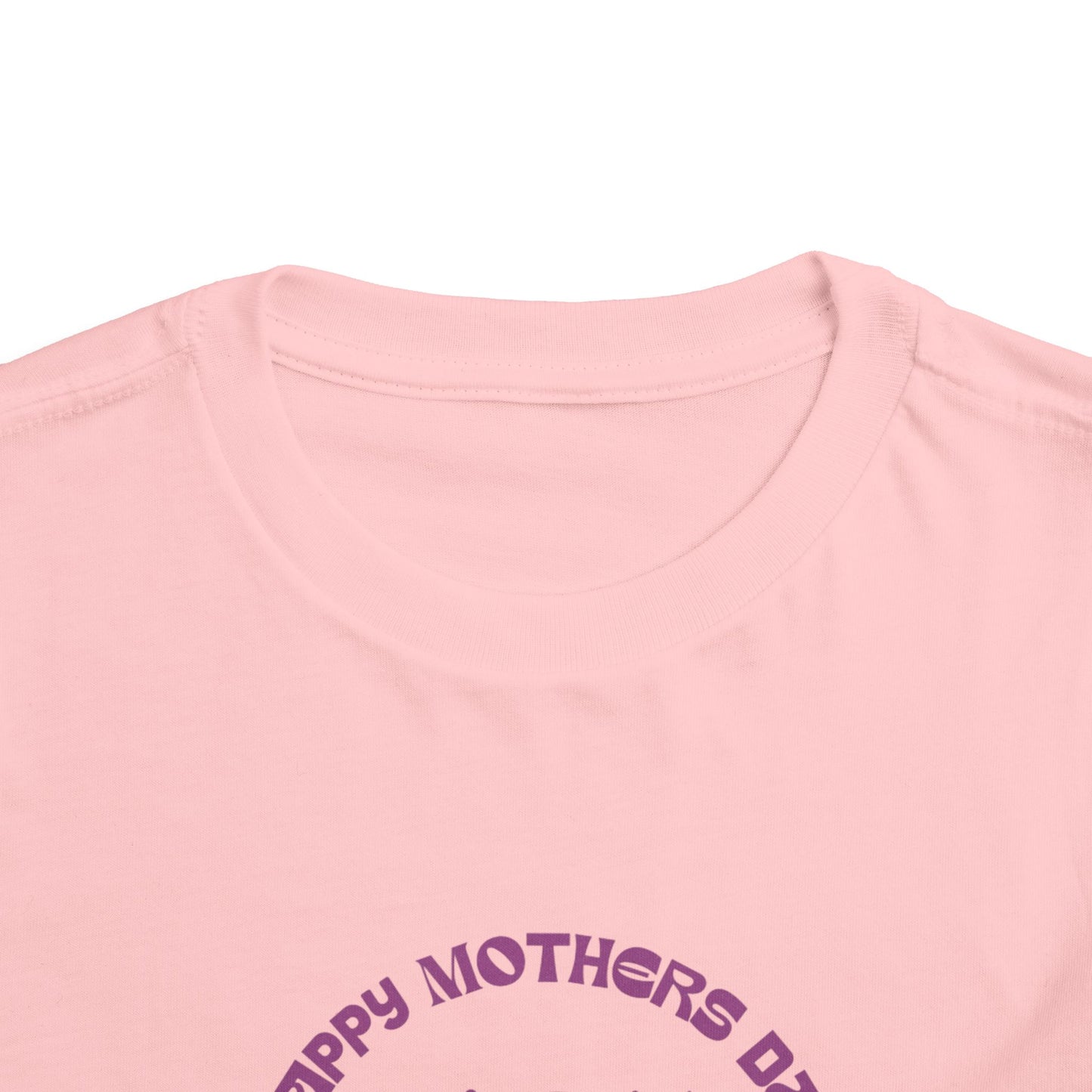 Cute Toddler Tee - "Happy Mother's Day" Floral Design.