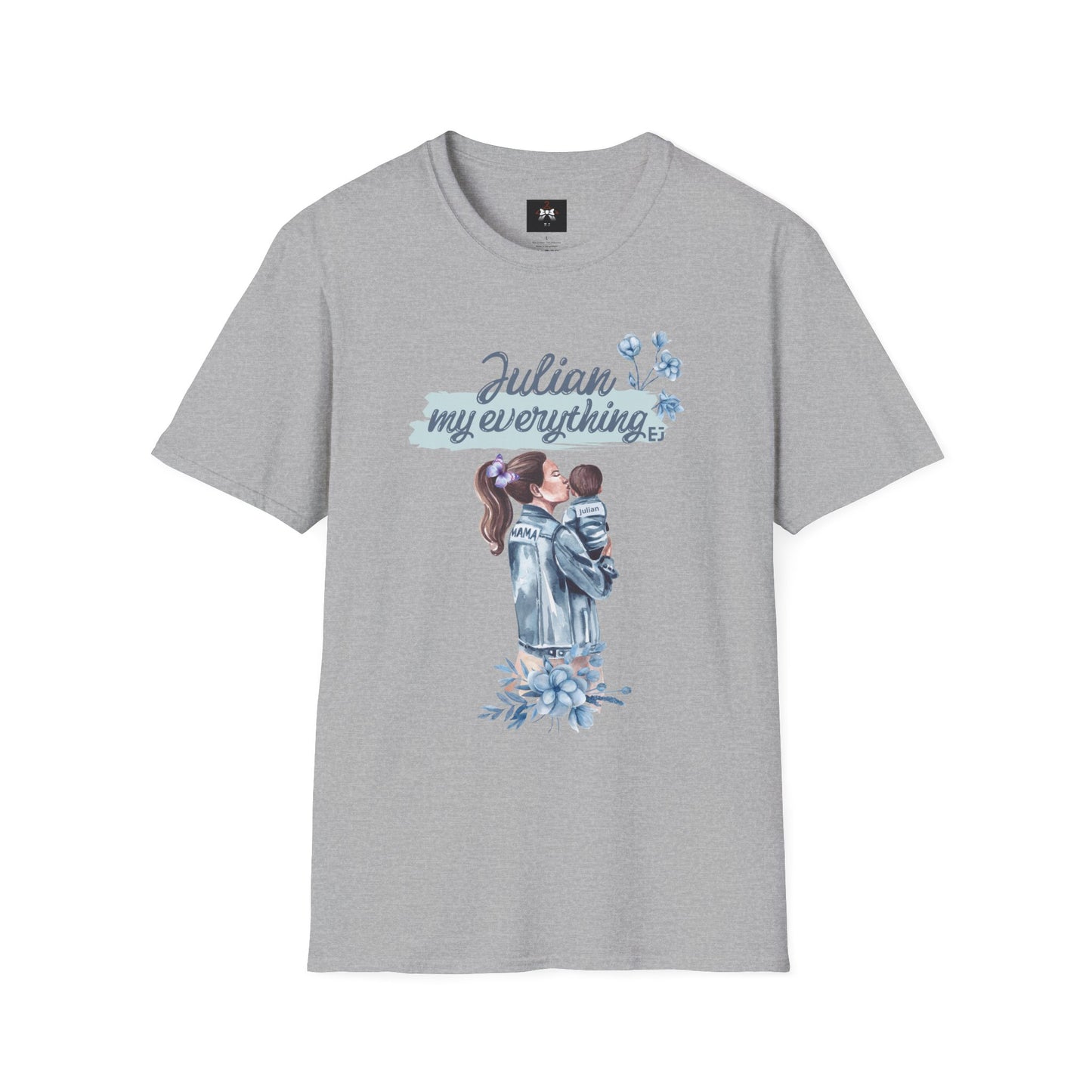 Softstyle T-Shirt - your child name custom “My Everything" - Perfect for Moms