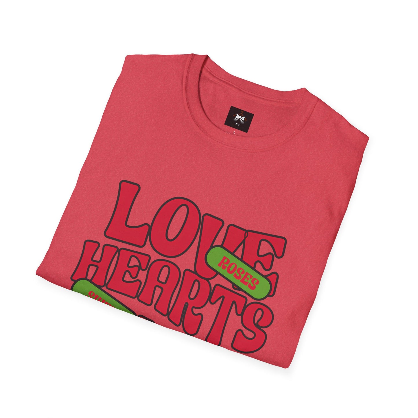 Love Hearts Unisex T-Shirt - Sweet & Playful Design