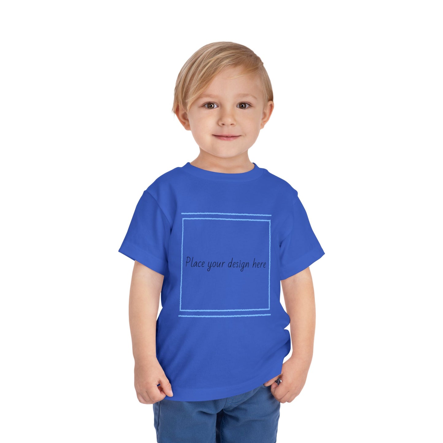 Customizable Toddler Short Sleeve Tee - Perfect for Playtime and Celebrations