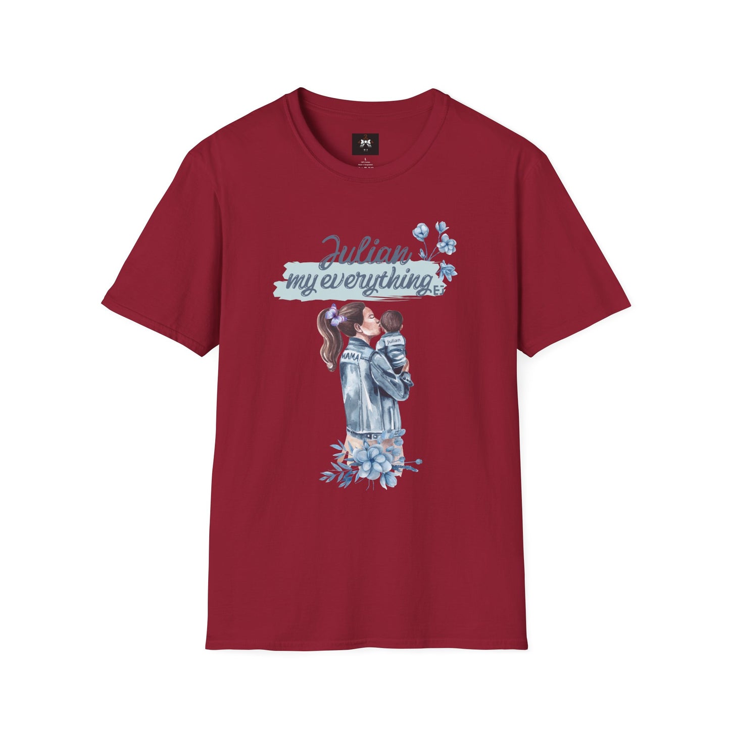 Softstyle T-Shirt - your child name custom “My Everything" - Perfect for Moms