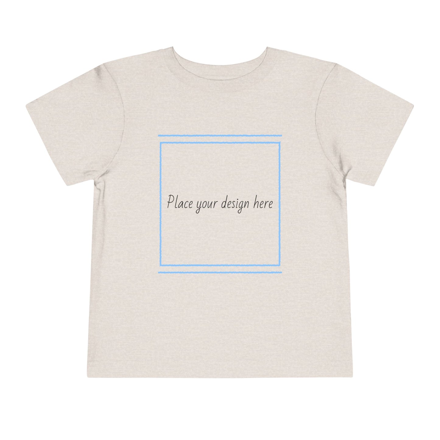 Customizable Toddler Short Sleeve Tee - Perfect for Playtime and Celebrations