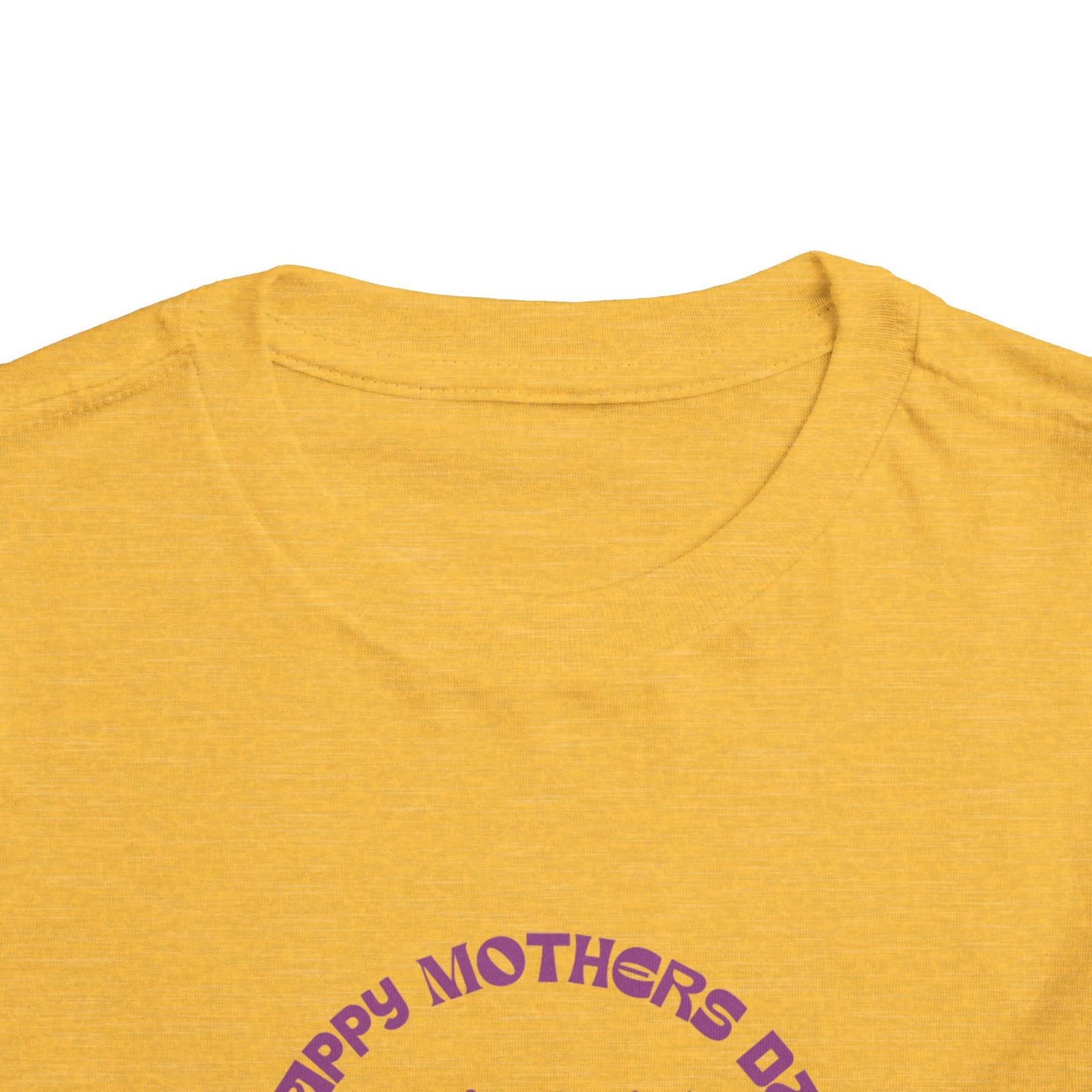 Cute Toddler Tee - "Happy Mother's Day" Floral Design.