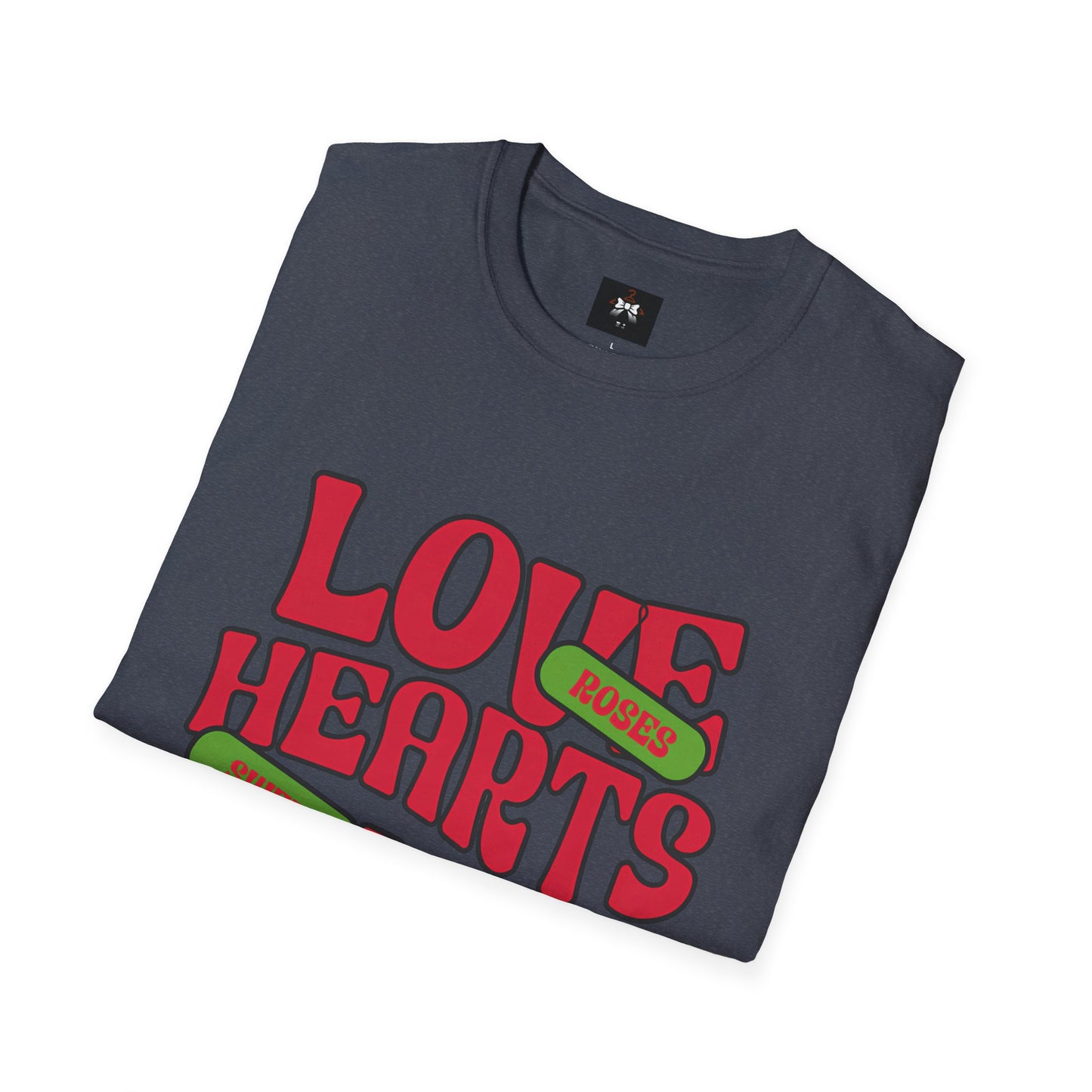 Love Hearts Unisex T-Shirt - Sweet & Playful Design