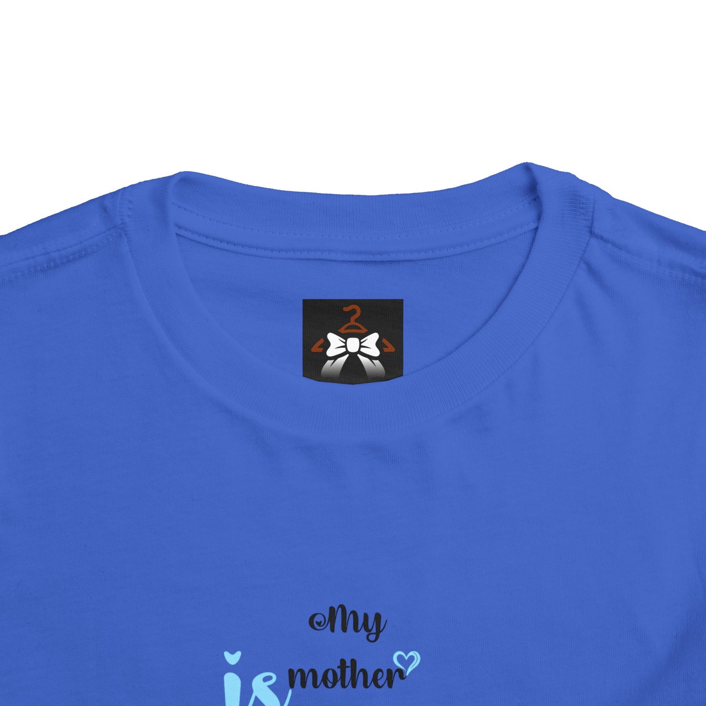 Toddler Short Sleeve Tee - "My Mother is My Paradise" Design - Perfect Gift for Mother's Day.
