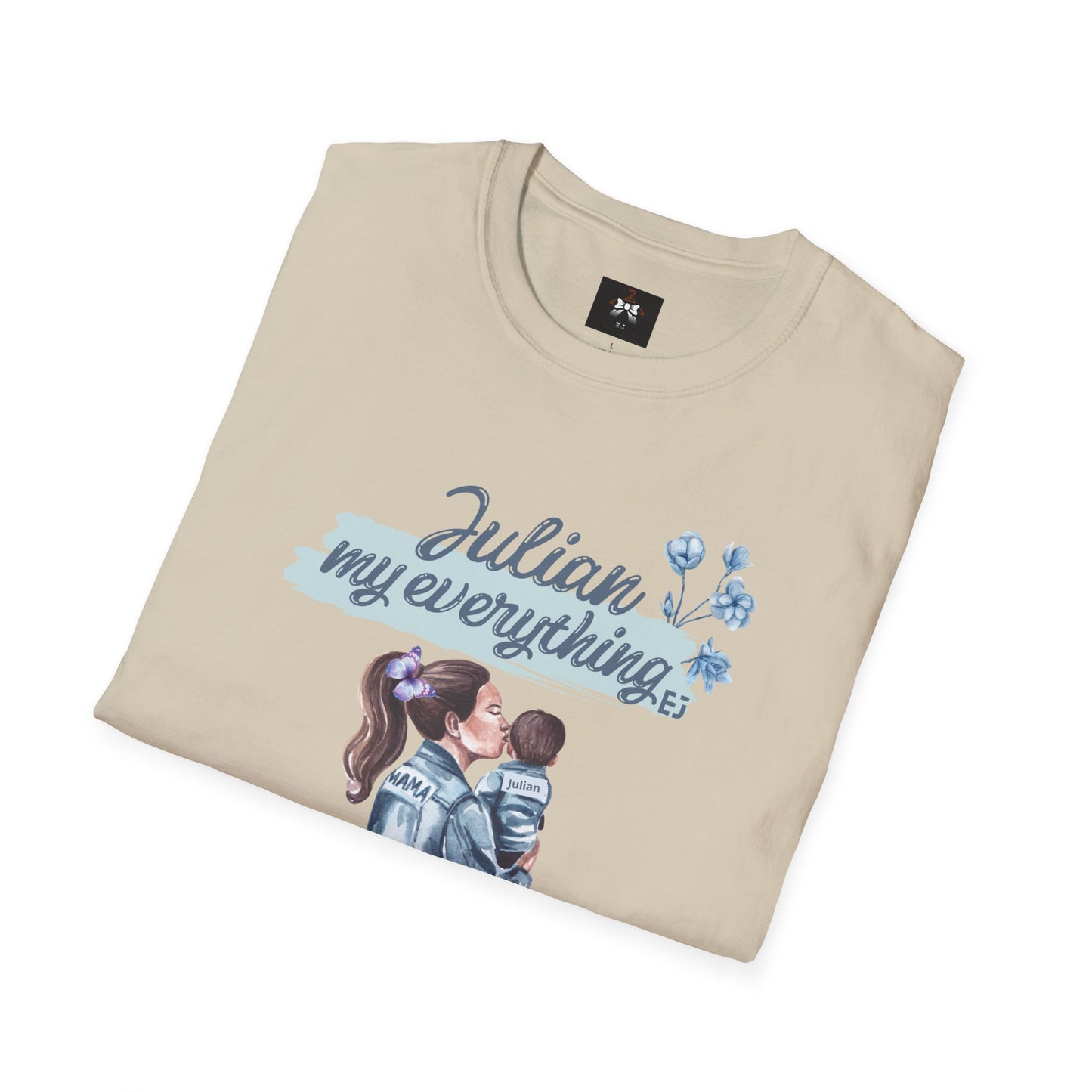 Softstyle T-Shirt - your child name custom “My Everything" - Perfect for Moms