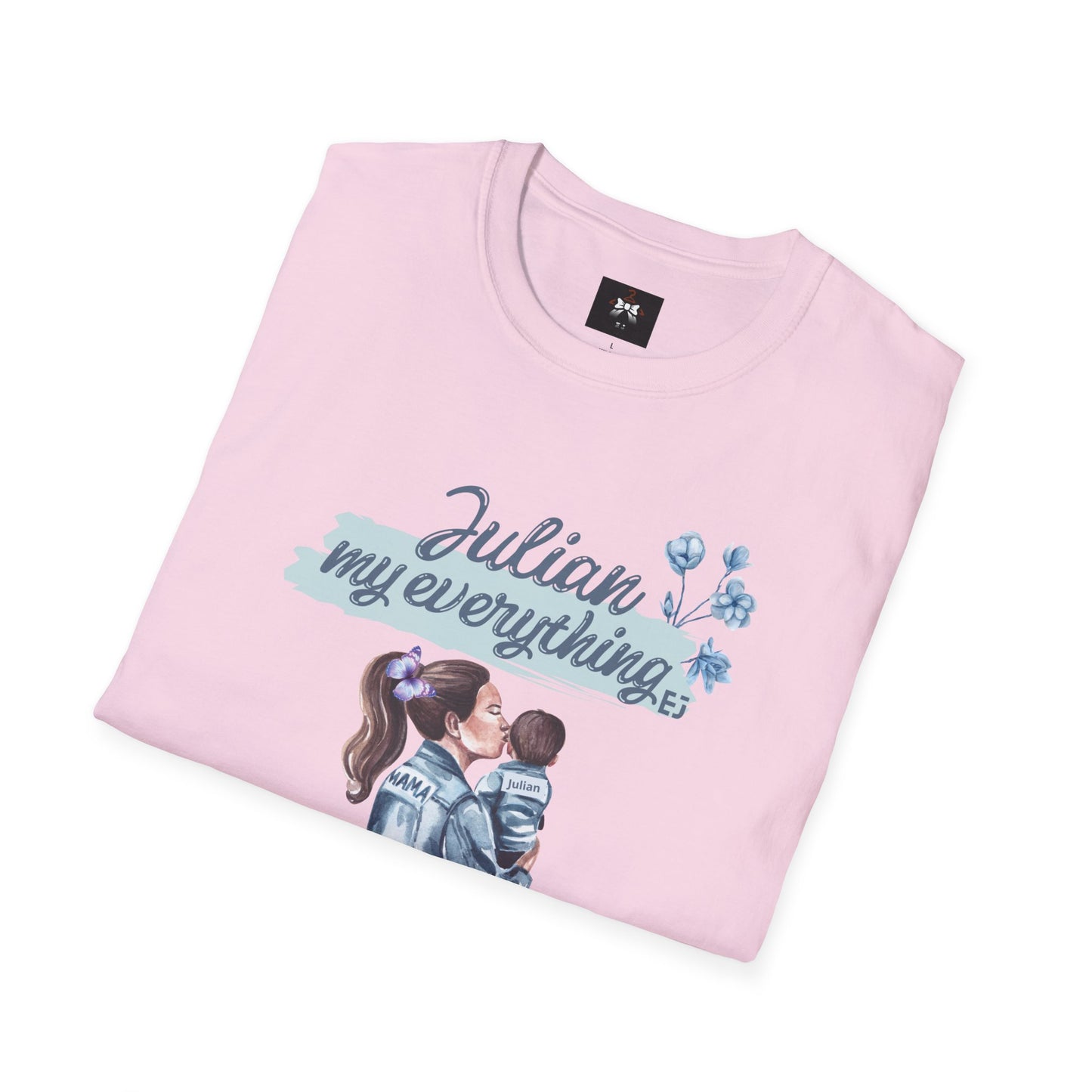 Softstyle T-Shirt - your child name custom “My Everything" - Perfect for Moms