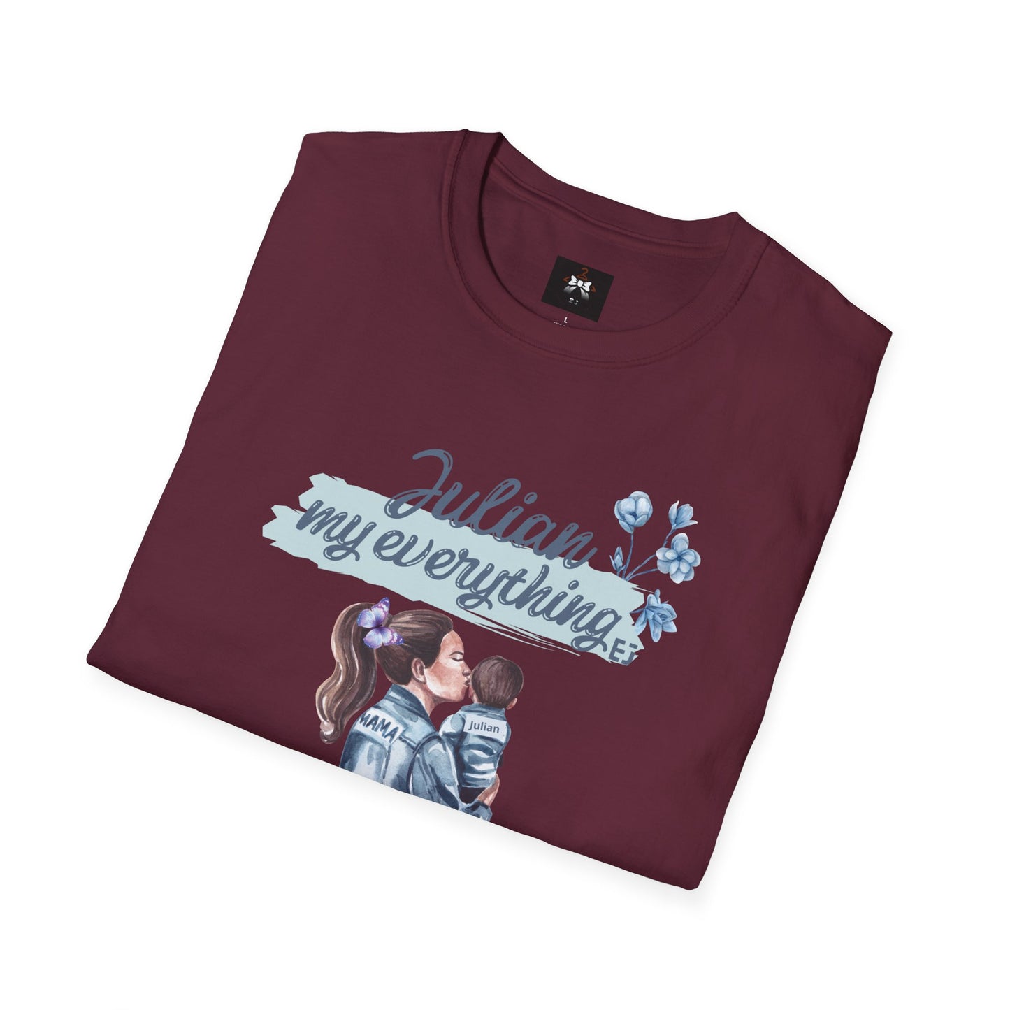 Softstyle T-Shirt - your child name custom “My Everything" - Perfect for Moms