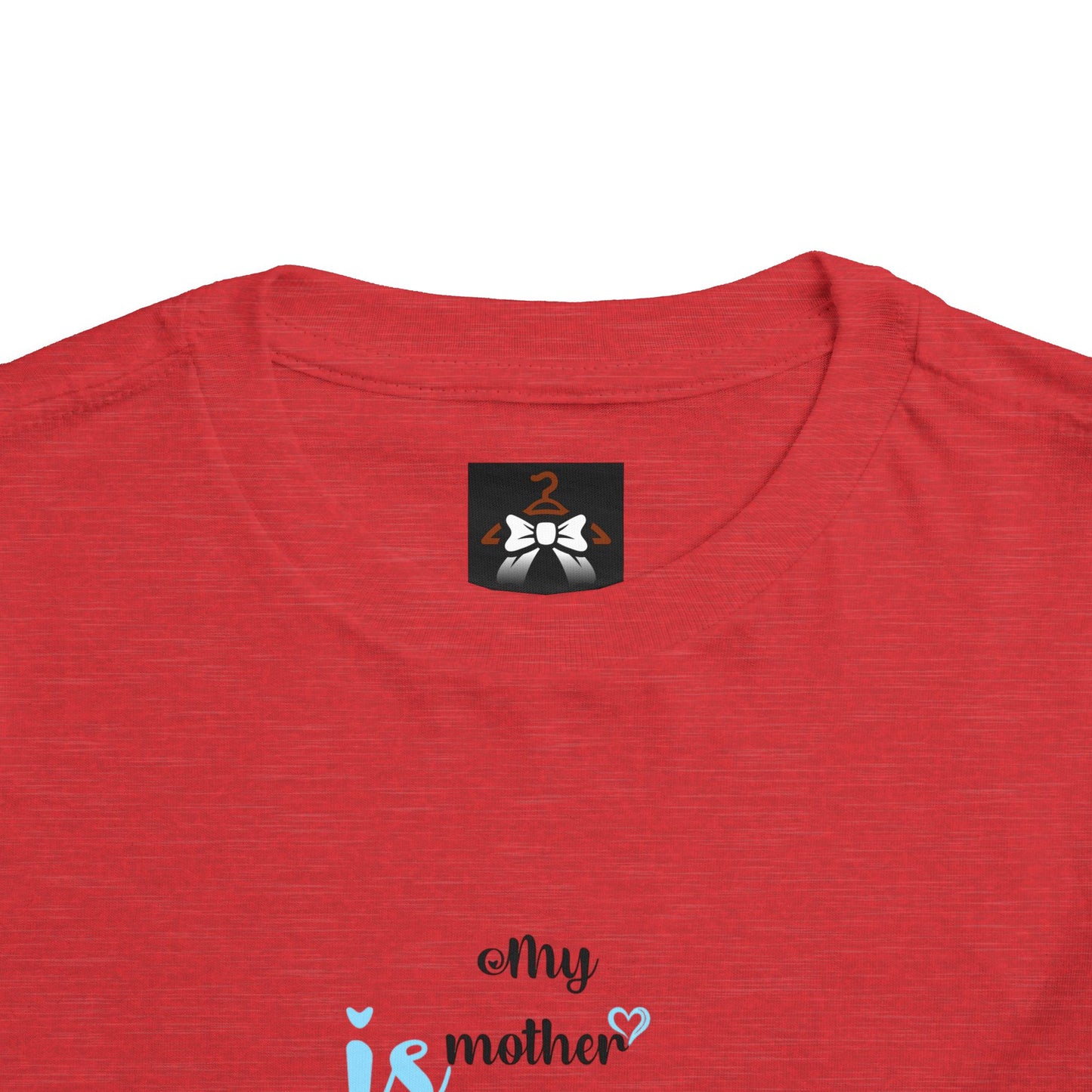 Toddler Short Sleeve Tee - "My Mother is My Paradise" Design - Perfect Gift for Mother's Day.