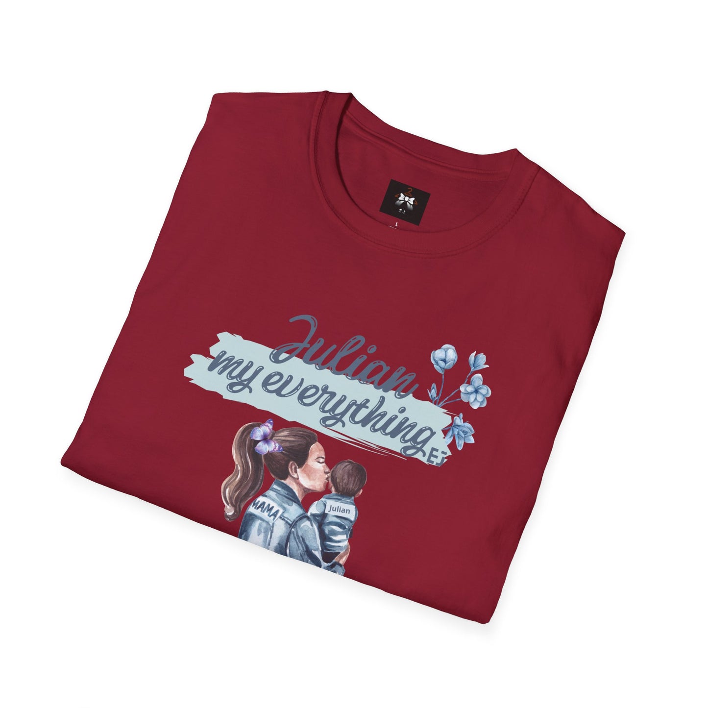 Softstyle T-Shirt - your child name custom “My Everything" - Perfect for Moms