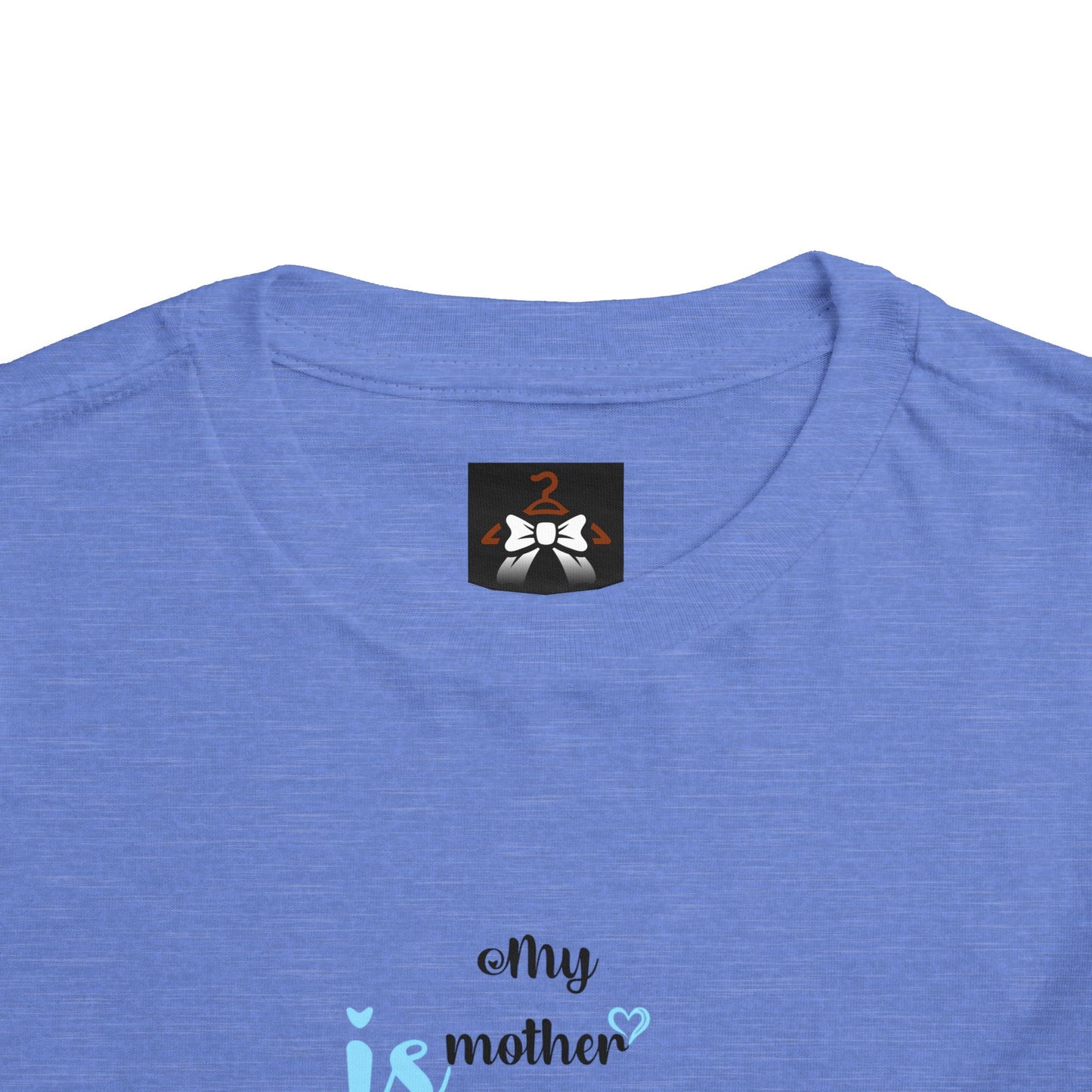 Toddler Short Sleeve Tee - "My Mother is My Paradise" Design - Perfect Gift for Mother's Day.