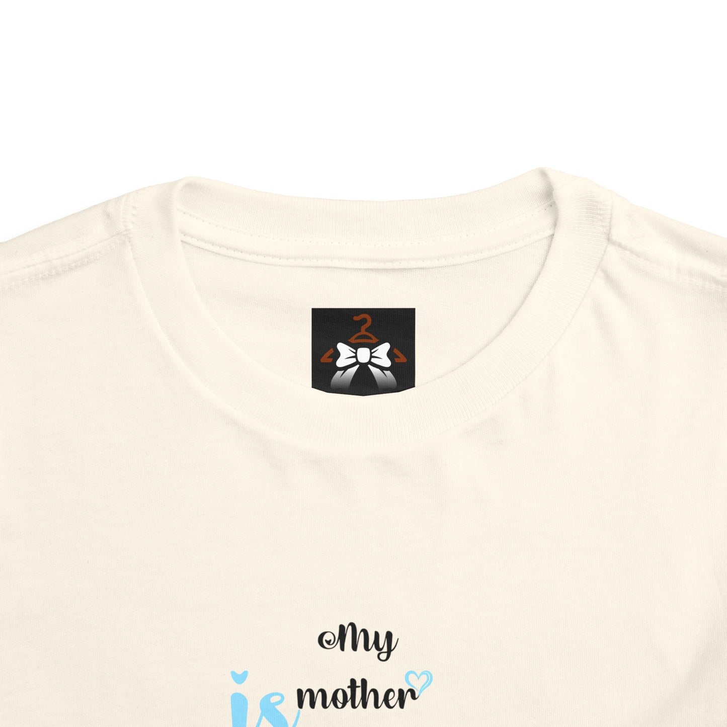 Toddler Short Sleeve Tee - "My Mother is My Paradise" Design - Perfect Gift for Mother's Day.
