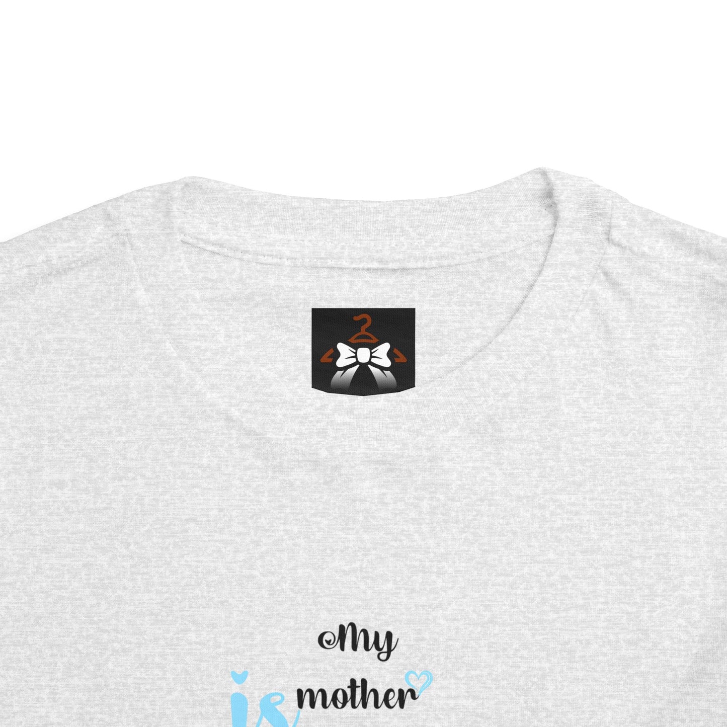 Toddler Short Sleeve Tee - "My Mother is My Paradise" Design - Perfect Gift for Mother's Day.