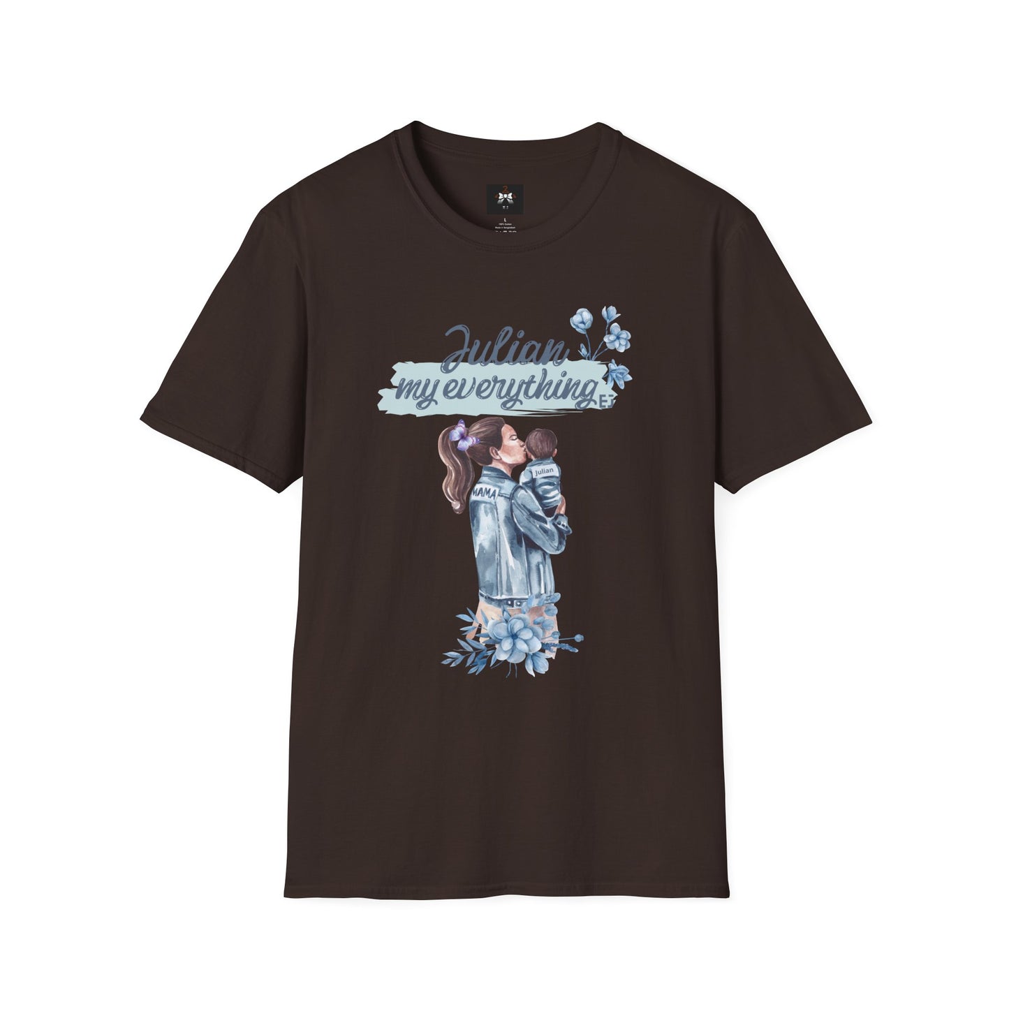Softstyle T-Shirt - your child name custom “My Everything" - Perfect for Moms