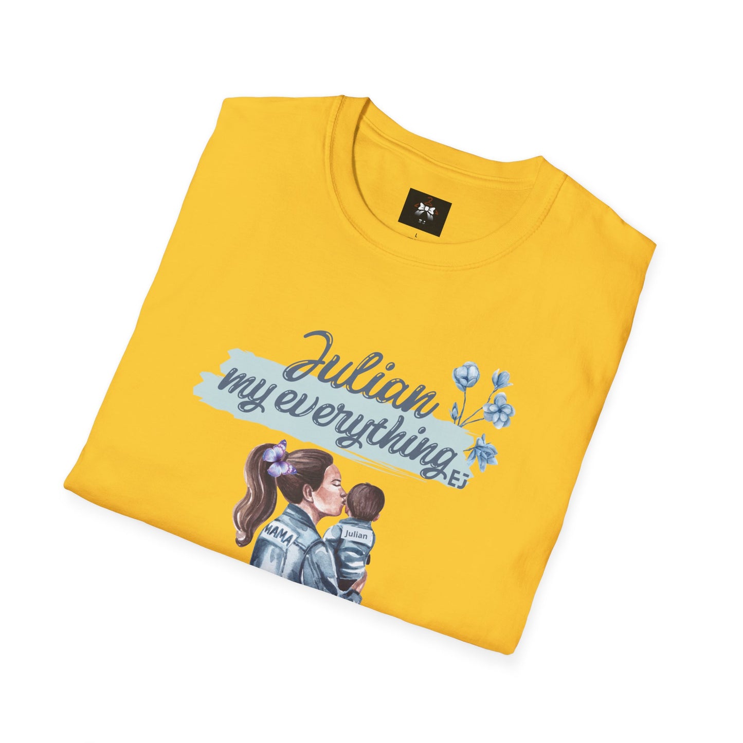 Softstyle T-Shirt - your child name custom “My Everything" - Perfect for Moms