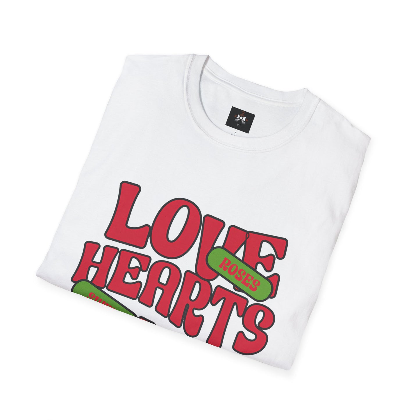 Love Hearts Unisex T-Shirt - Sweet & Playful Design