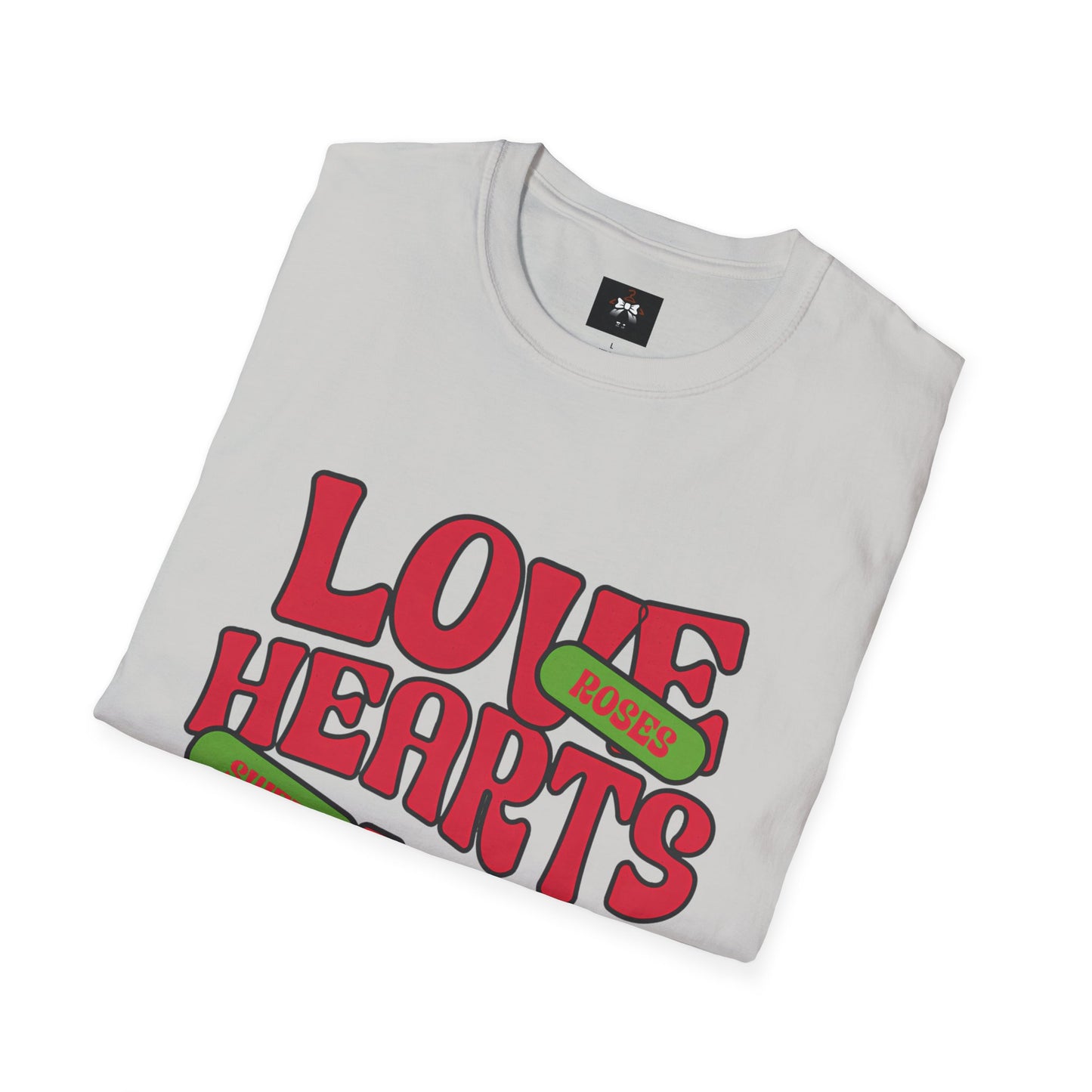 Love Hearts Unisex T-Shirt - Sweet & Playful Design