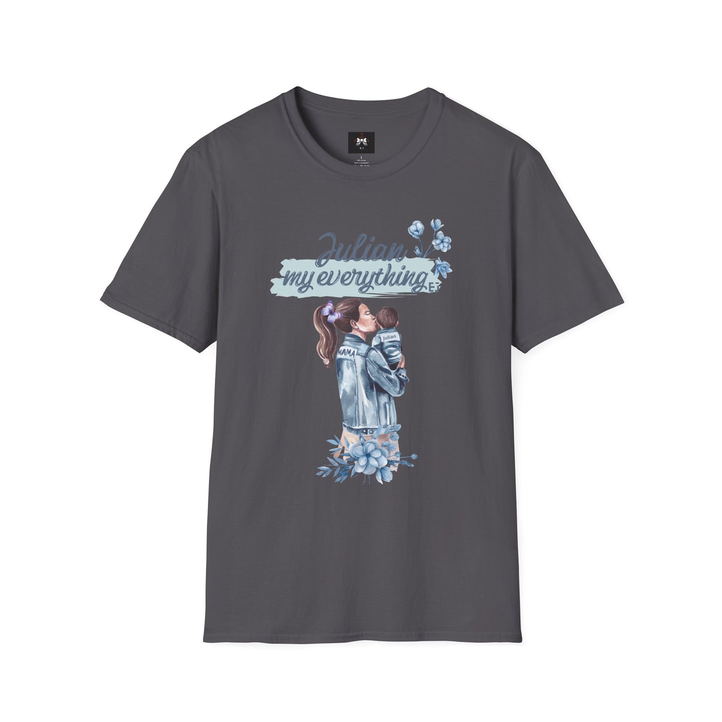 Softstyle T-Shirt - your child name custom “My Everything" - Perfect for Moms