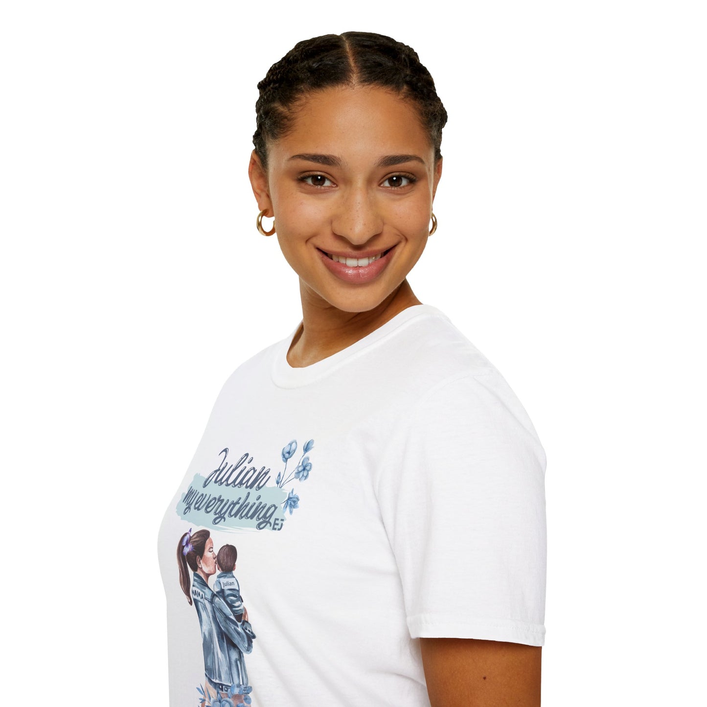 Softstyle T-Shirt - your child name custom “My Everything" - Perfect for Moms
