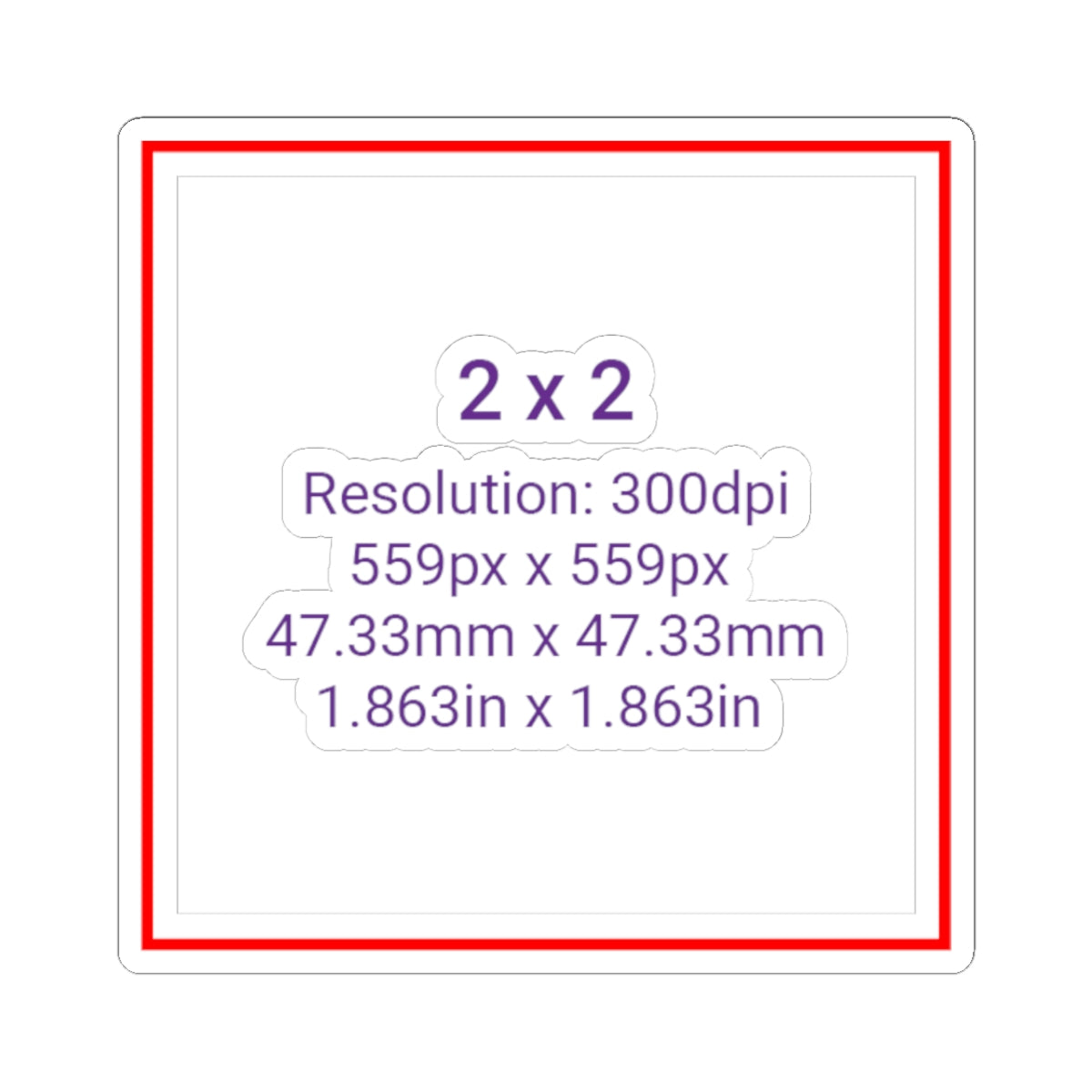 Customizable 2x2 Kiss-Cut Stickers for Laptops & Decor - Unique Designs